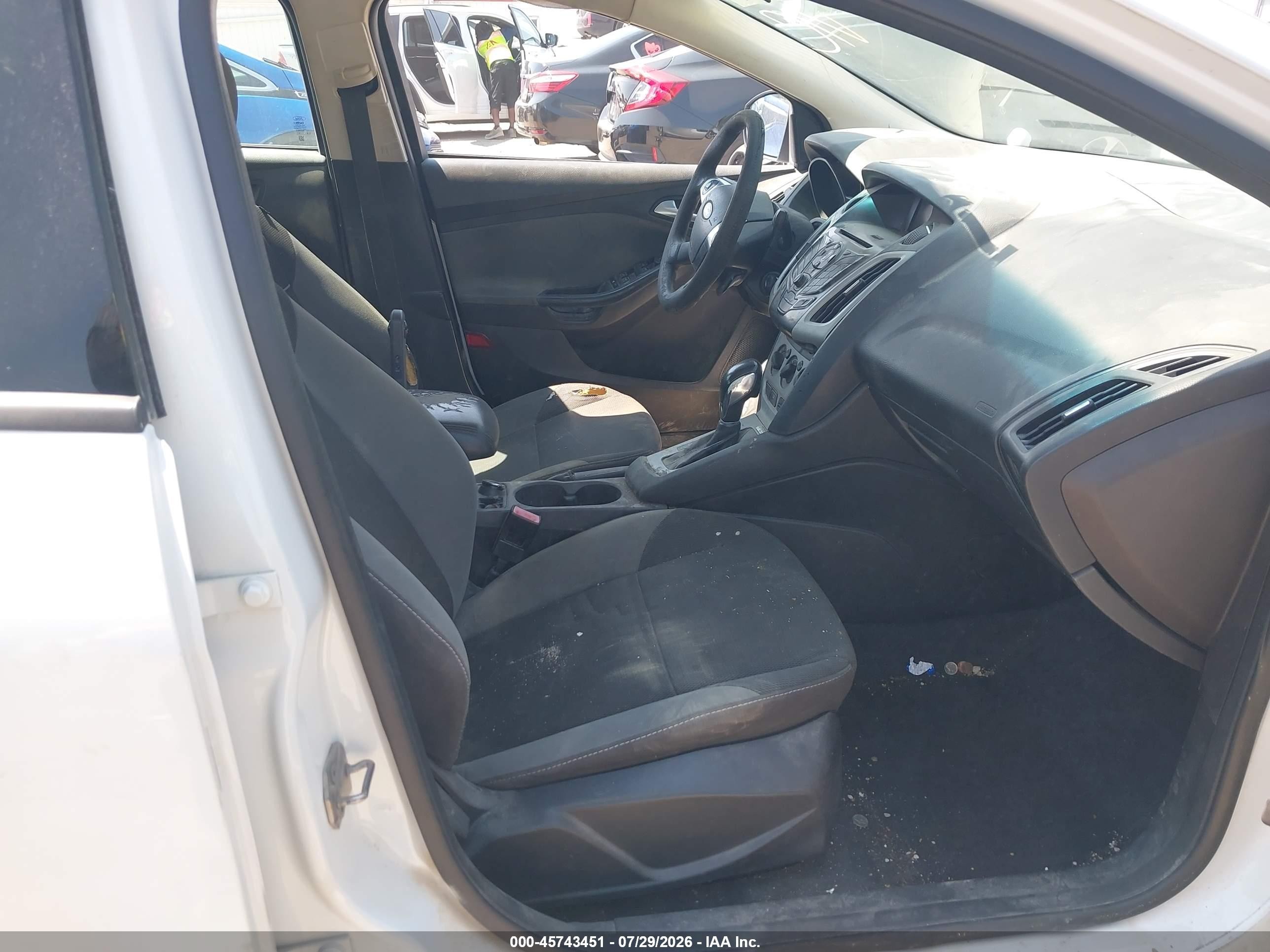 2013 Ford Focus Se White vin: 1FADP3F20DL188374
