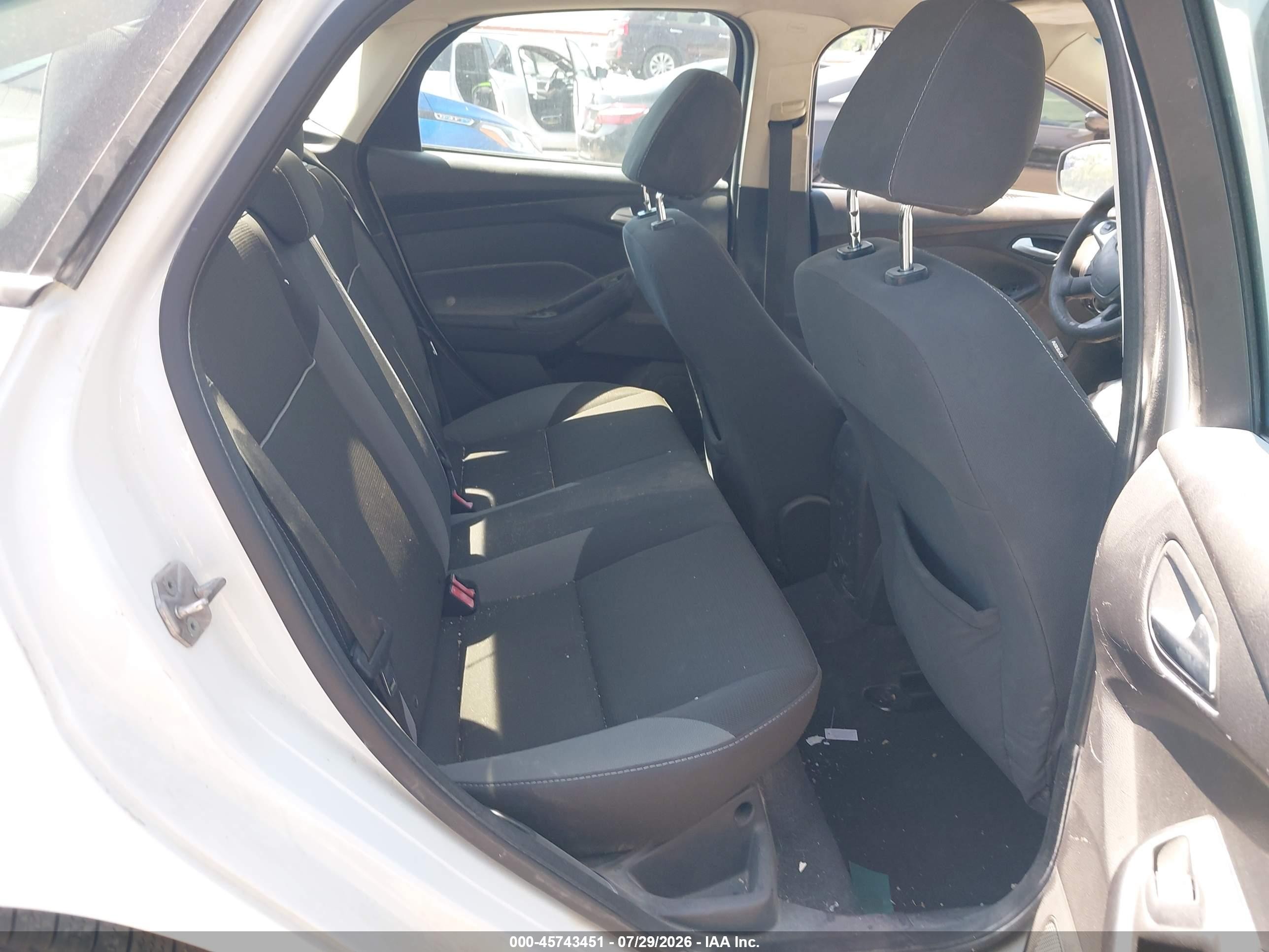 2013 Ford Focus Se White vin: 1FADP3F20DL188374