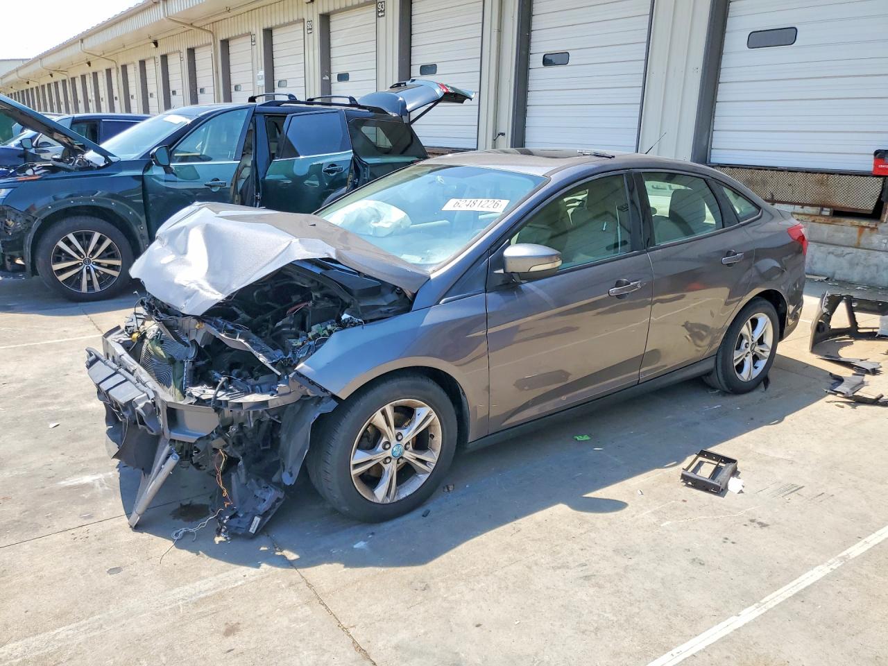 2013 Ford Focus Se Gray vin: 1FADP3F20DL188438