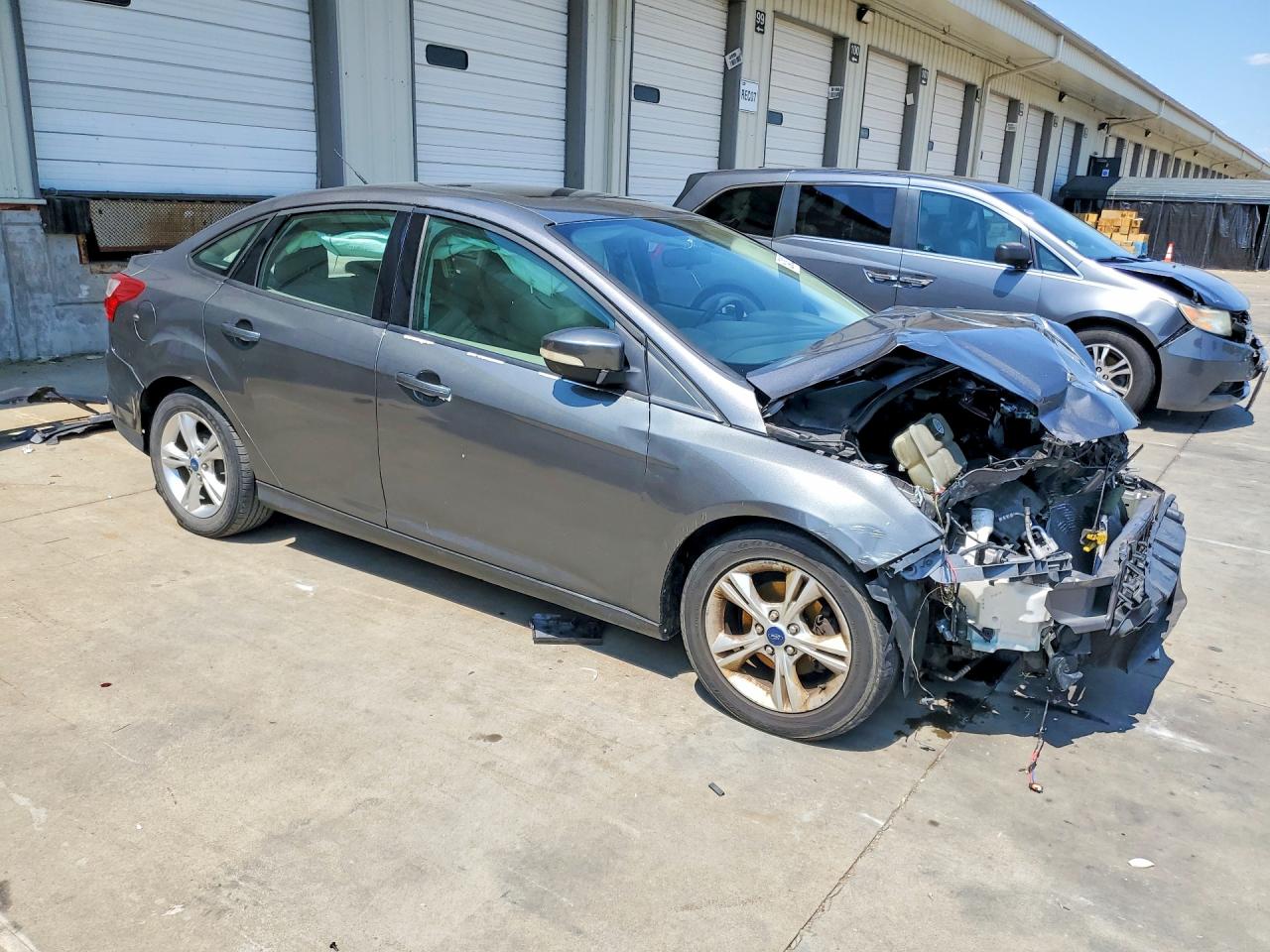 2013 Ford Focus Se Gray vin: 1FADP3F20DL188438