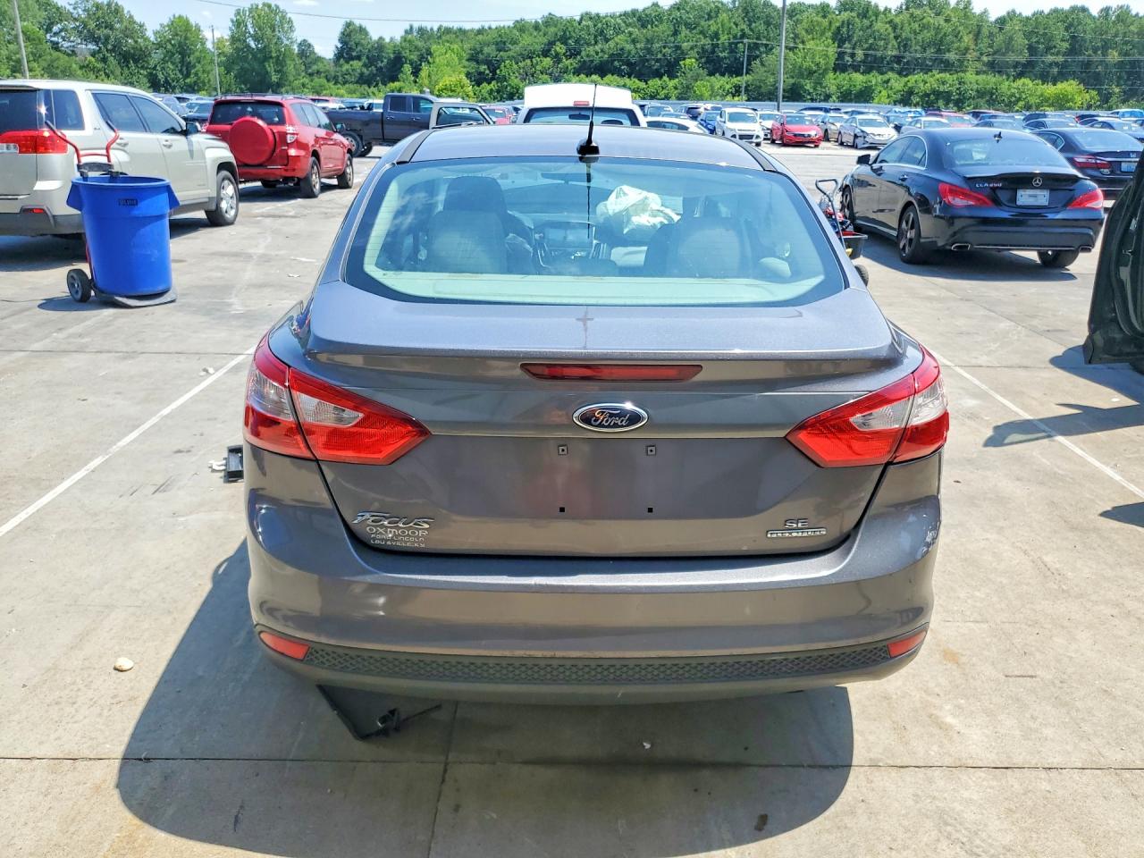 2013 Ford Focus Se Gray vin: 1FADP3F20DL188438