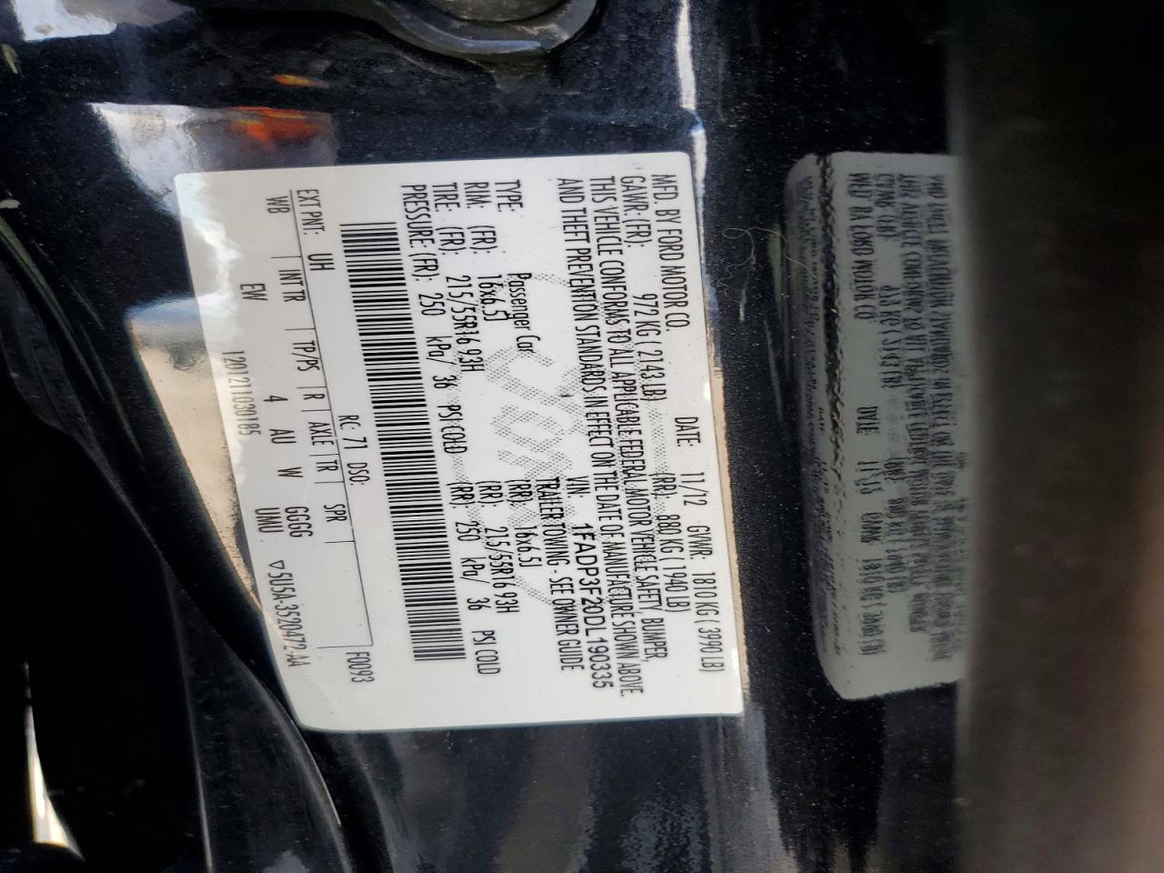 2013 Ford Focus Se Black vin: 1FADP3F20DL190335