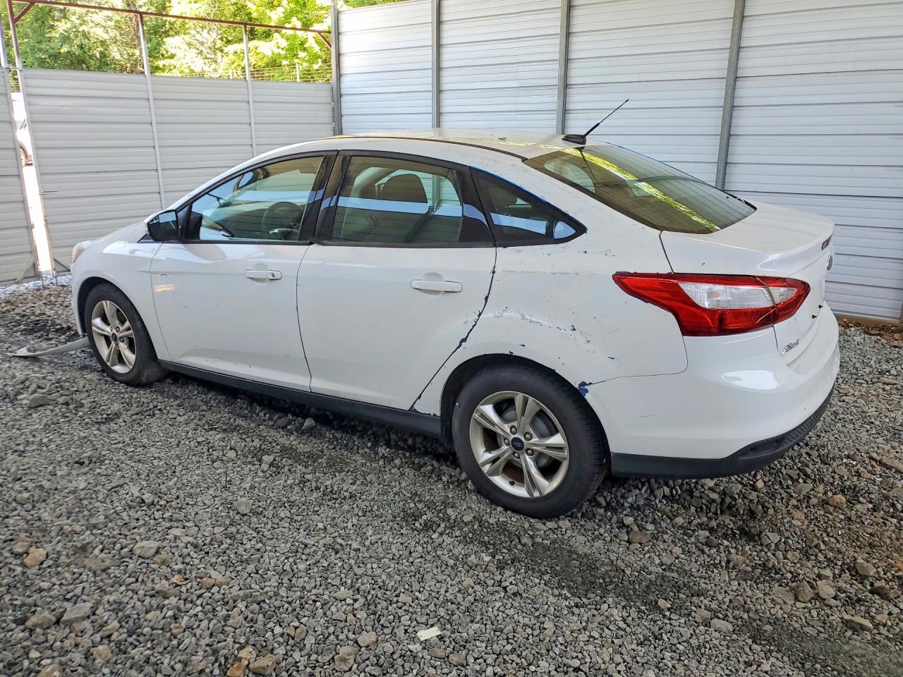 2013 Ford Focus Se White vin: 1FADP3F20DL198239