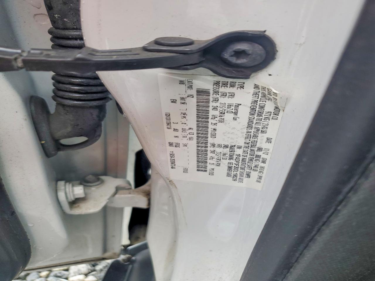 2013 Ford Focus Se White vin: 1FADP3F20DL198239