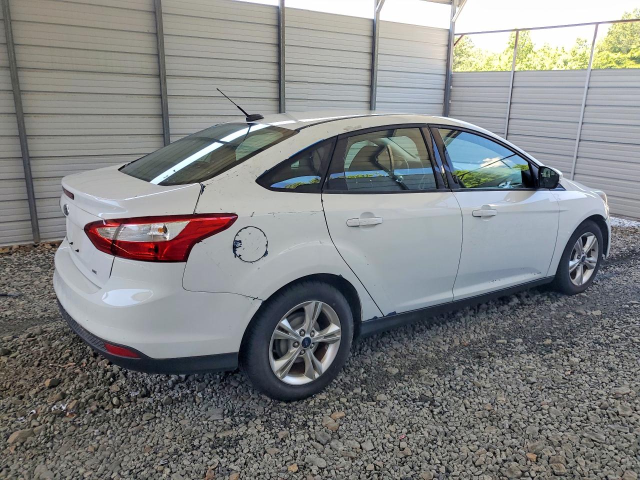 2013 Ford Focus Se White vin: 1FADP3F20DL198239