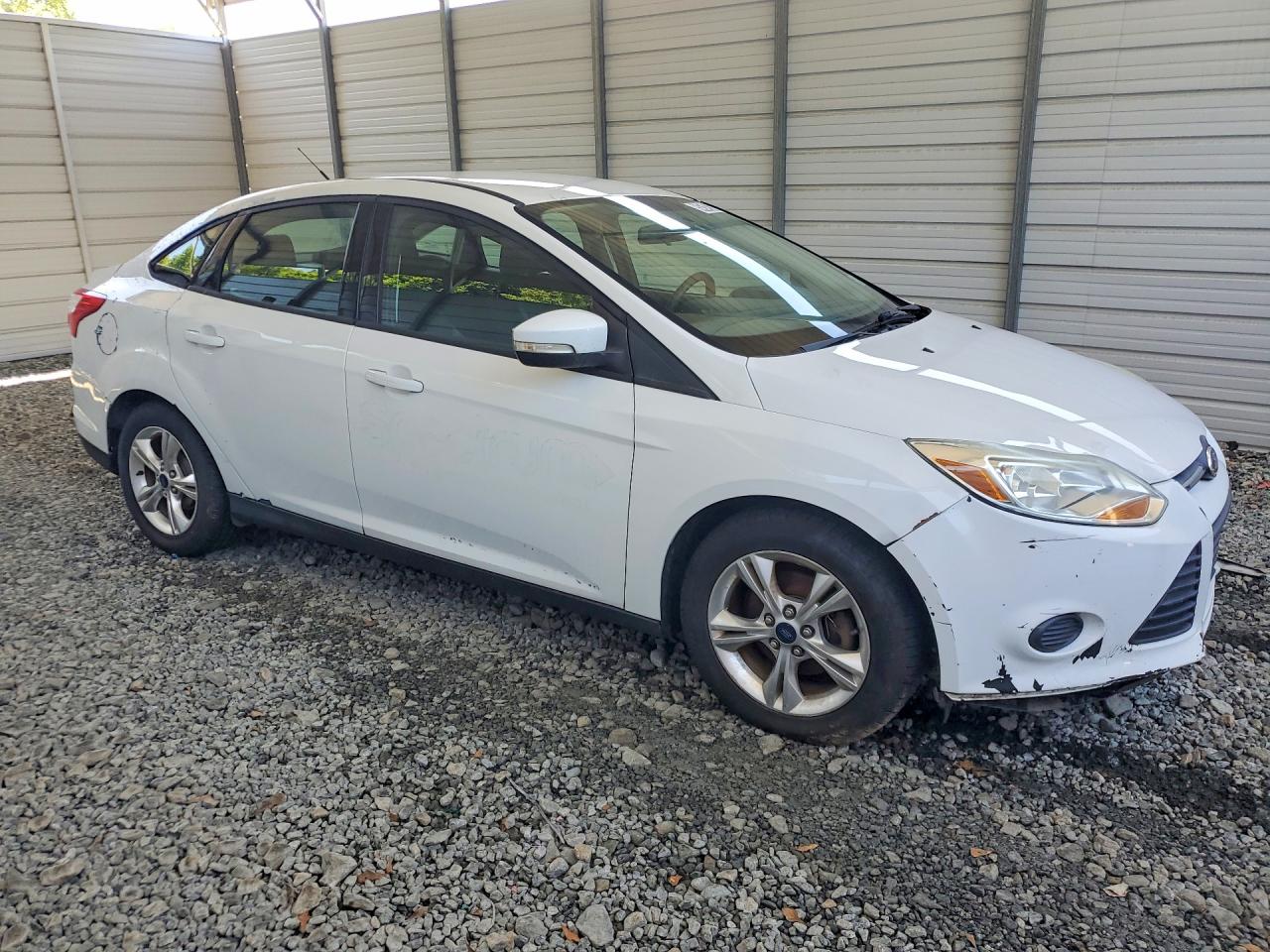 2013 Ford Focus Se White vin: 1FADP3F20DL198239