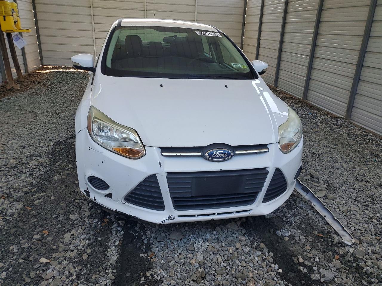 2013 Ford Focus Se White vin: 1FADP3F20DL198239