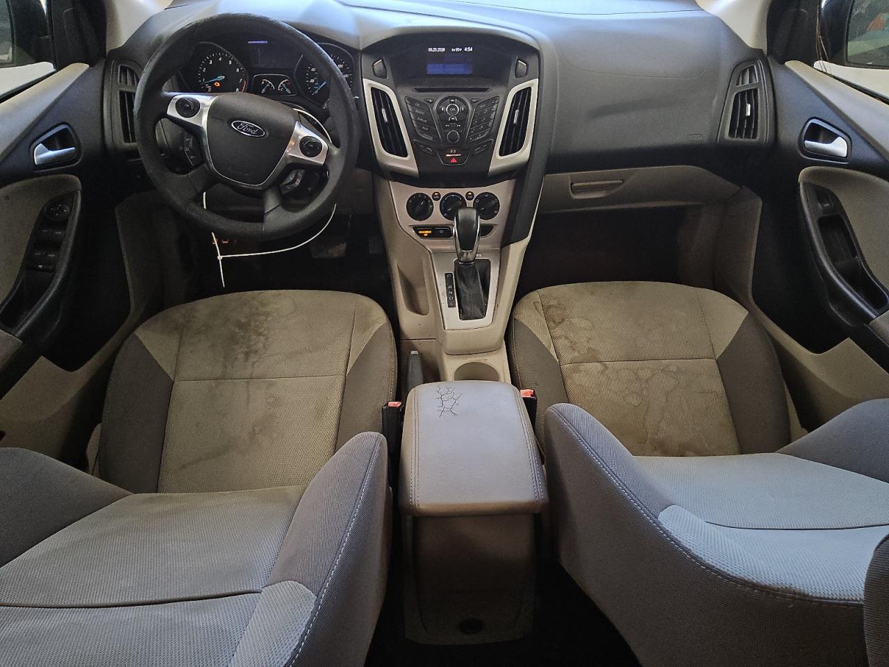 2013 Ford Focus Se Black vin: 1FADP3F20DL198631 Damage: Console Cover, Torn, 3 To 4 Inches