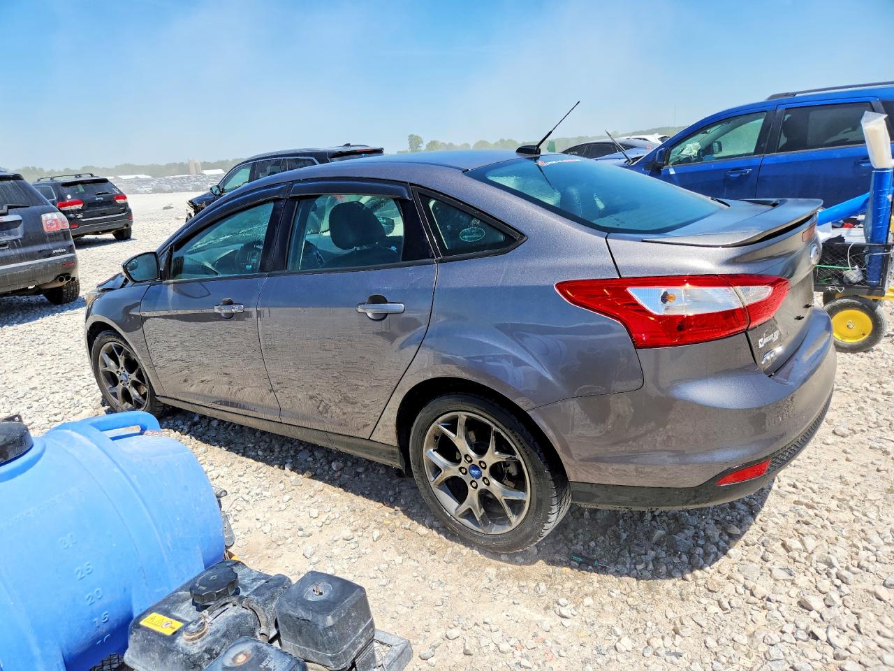 2013 Ford Focus Se Gray vin: 1FADP3F20DL209367
