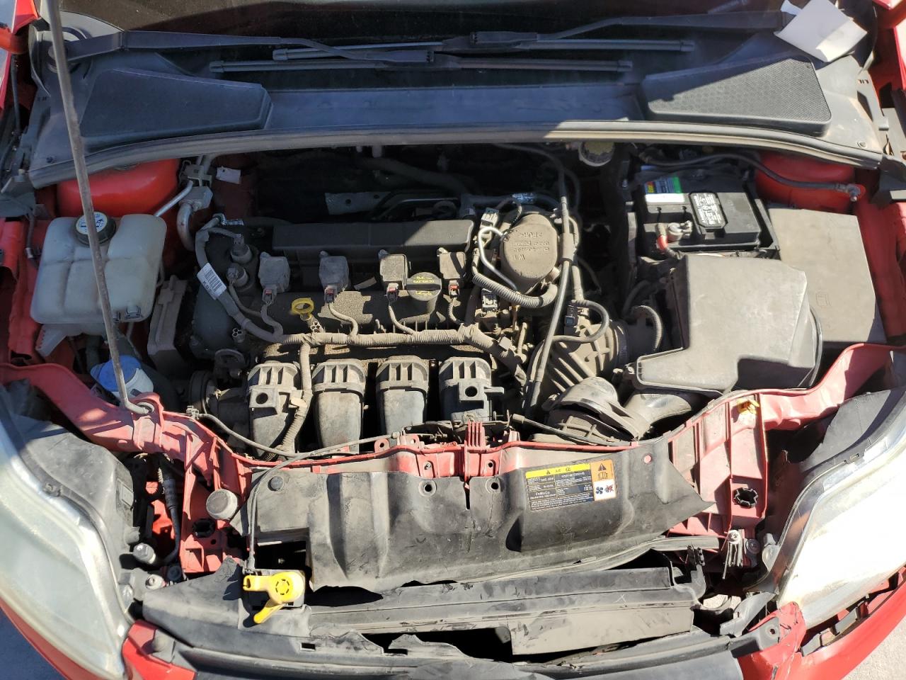 2013 Ford Focus Se Red vin: 1FADP3F20DL218344