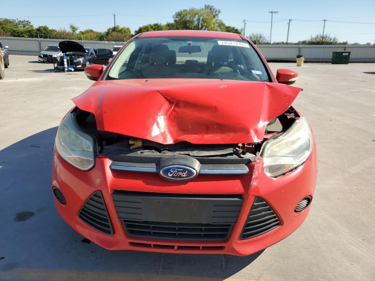 2013 Ford Focus Se Red vin: 1FADP3F20DL218344