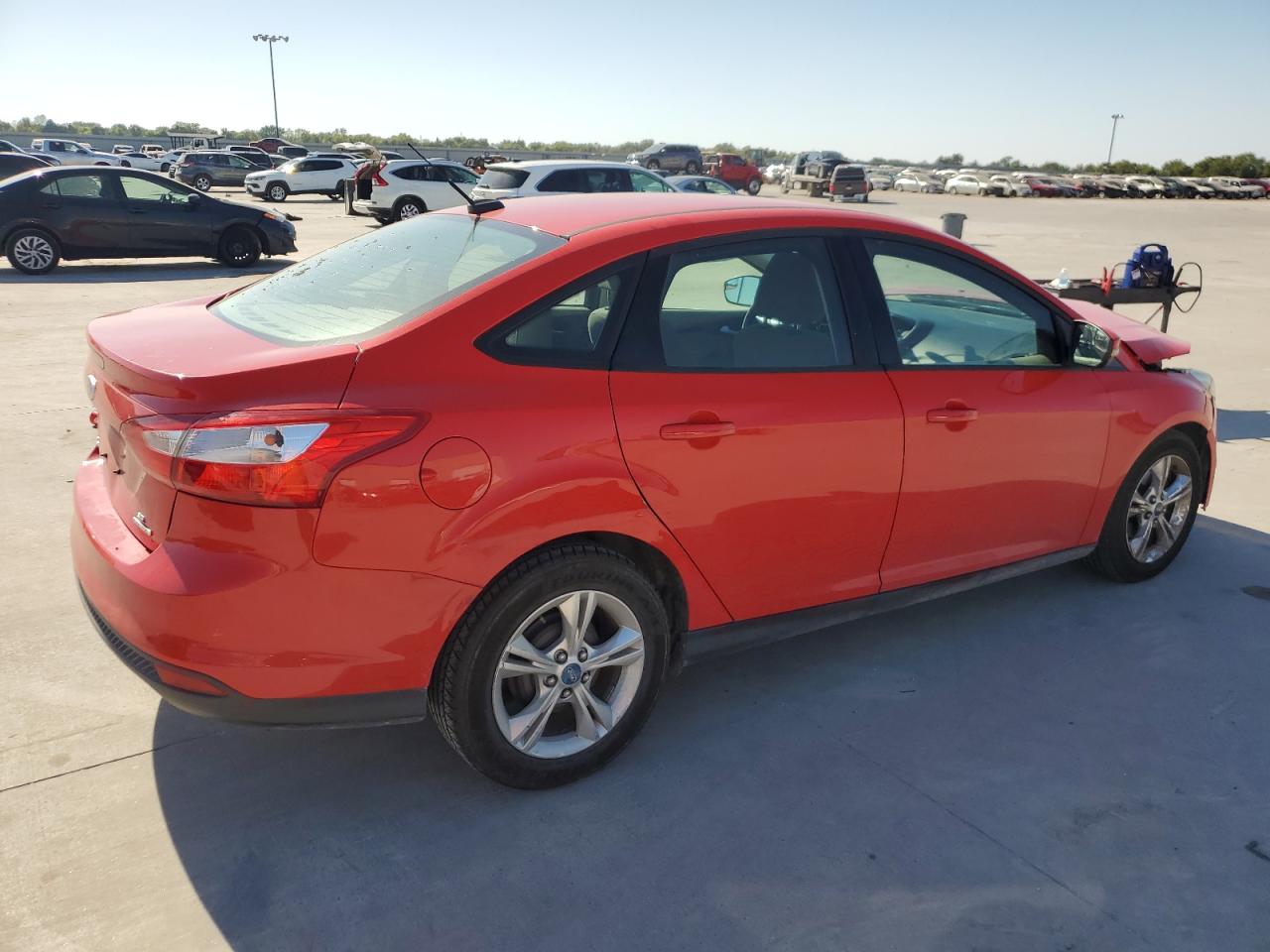 2013 Ford Focus Se Red vin: 1FADP3F20DL218344