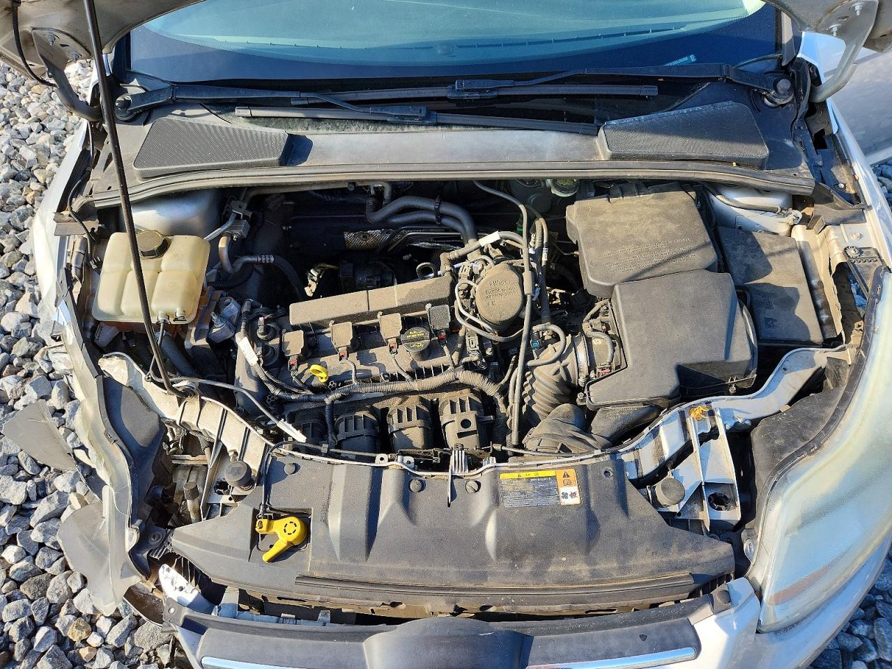 2013 Ford Focus Se Gray vin: 1FADP3F20DL252980