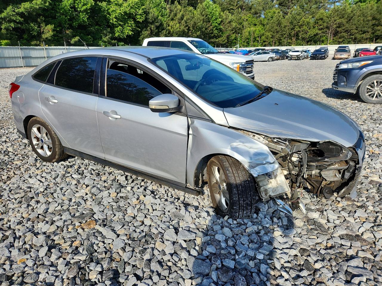 2013 Ford Focus Se Gray vin: 1FADP3F20DL252980