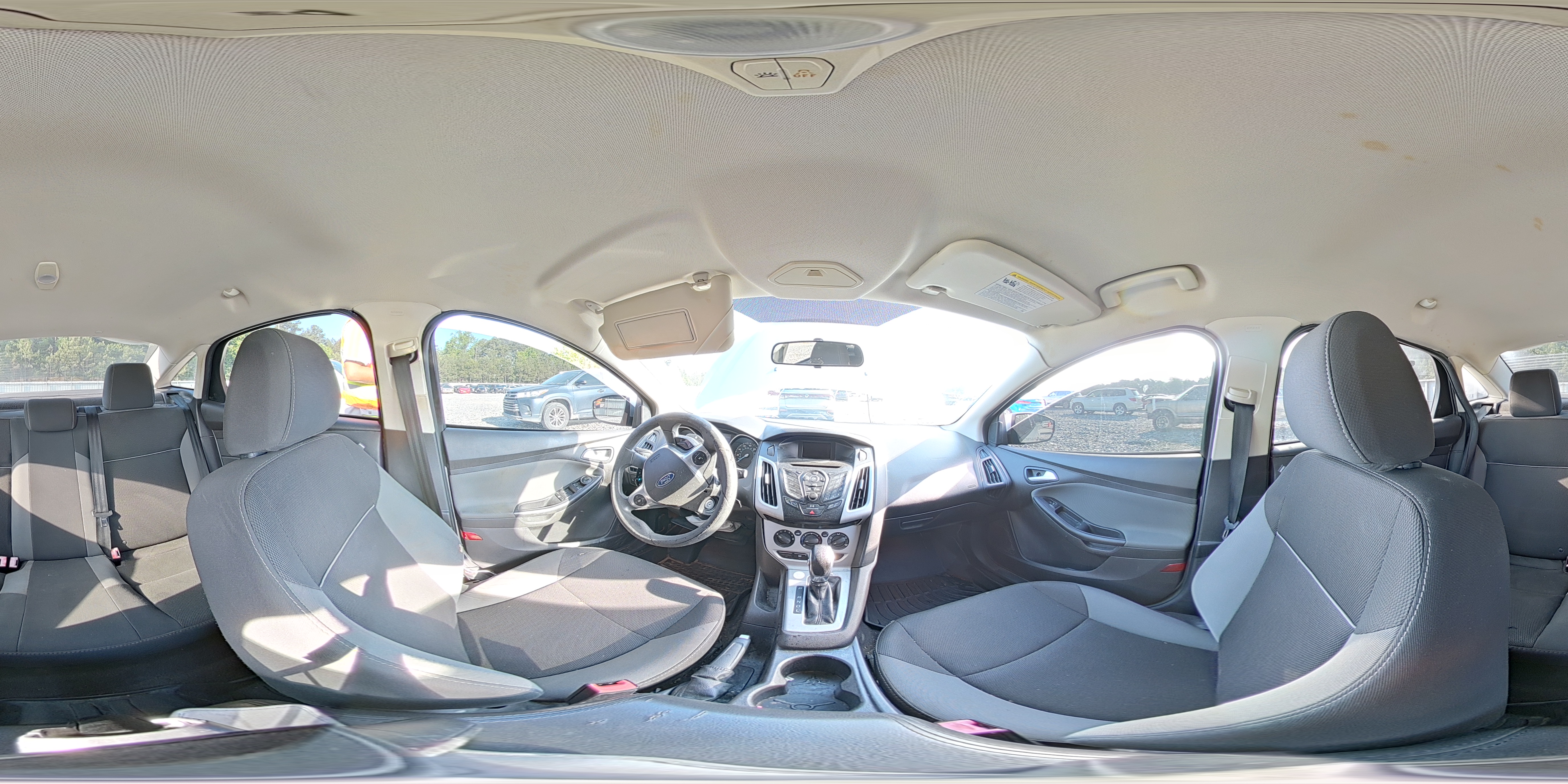 2013 Ford Focus Se Gray vin: 1FADP3F20DL252980