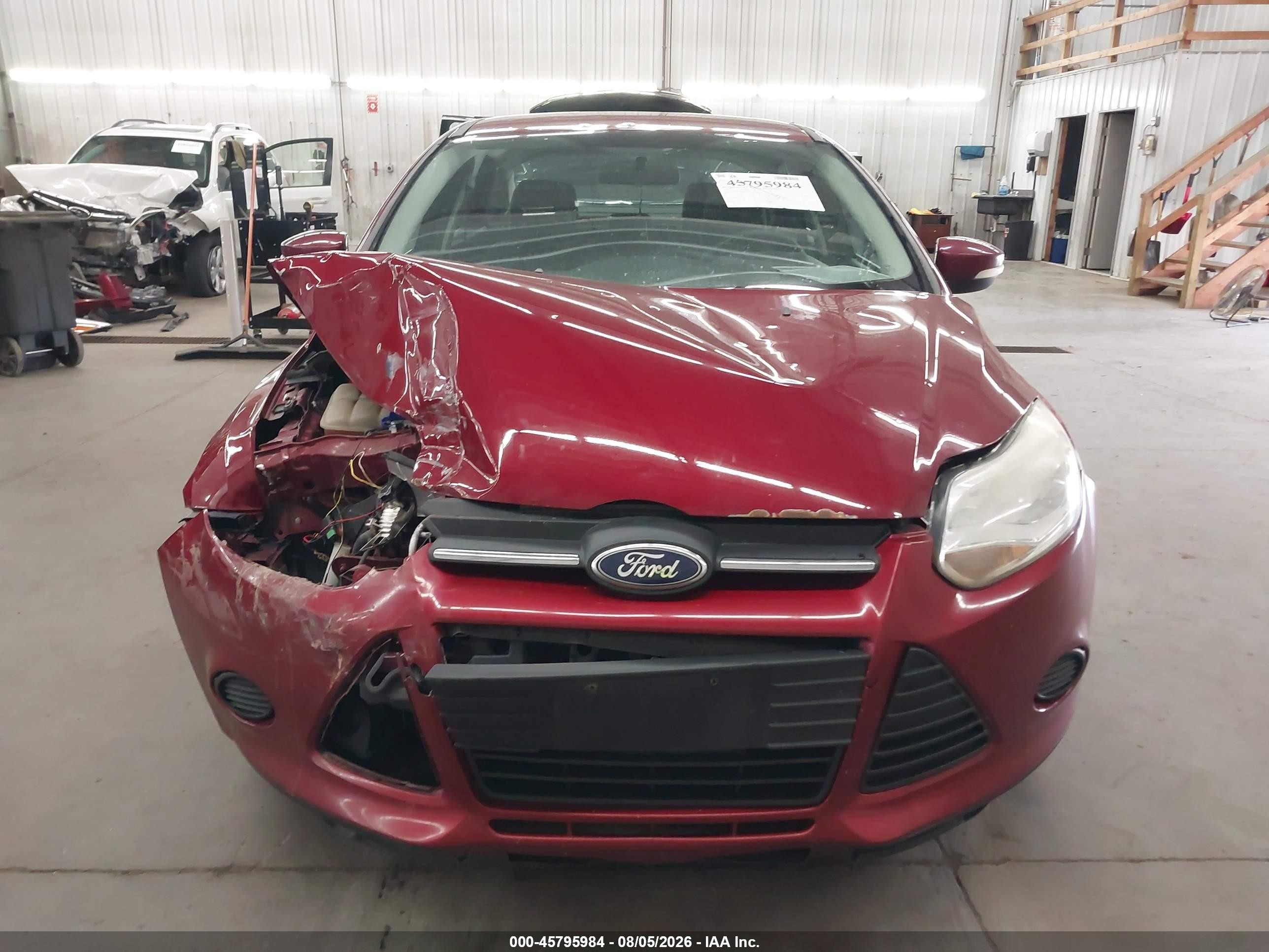2013 Ford Focus Se Красный vin: 1FADP3F20DL261873