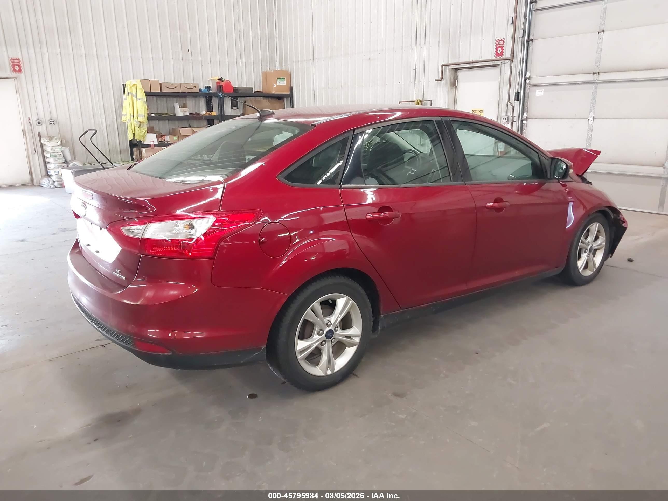 2013 Ford Focus Se Красный vin: 1FADP3F20DL261873