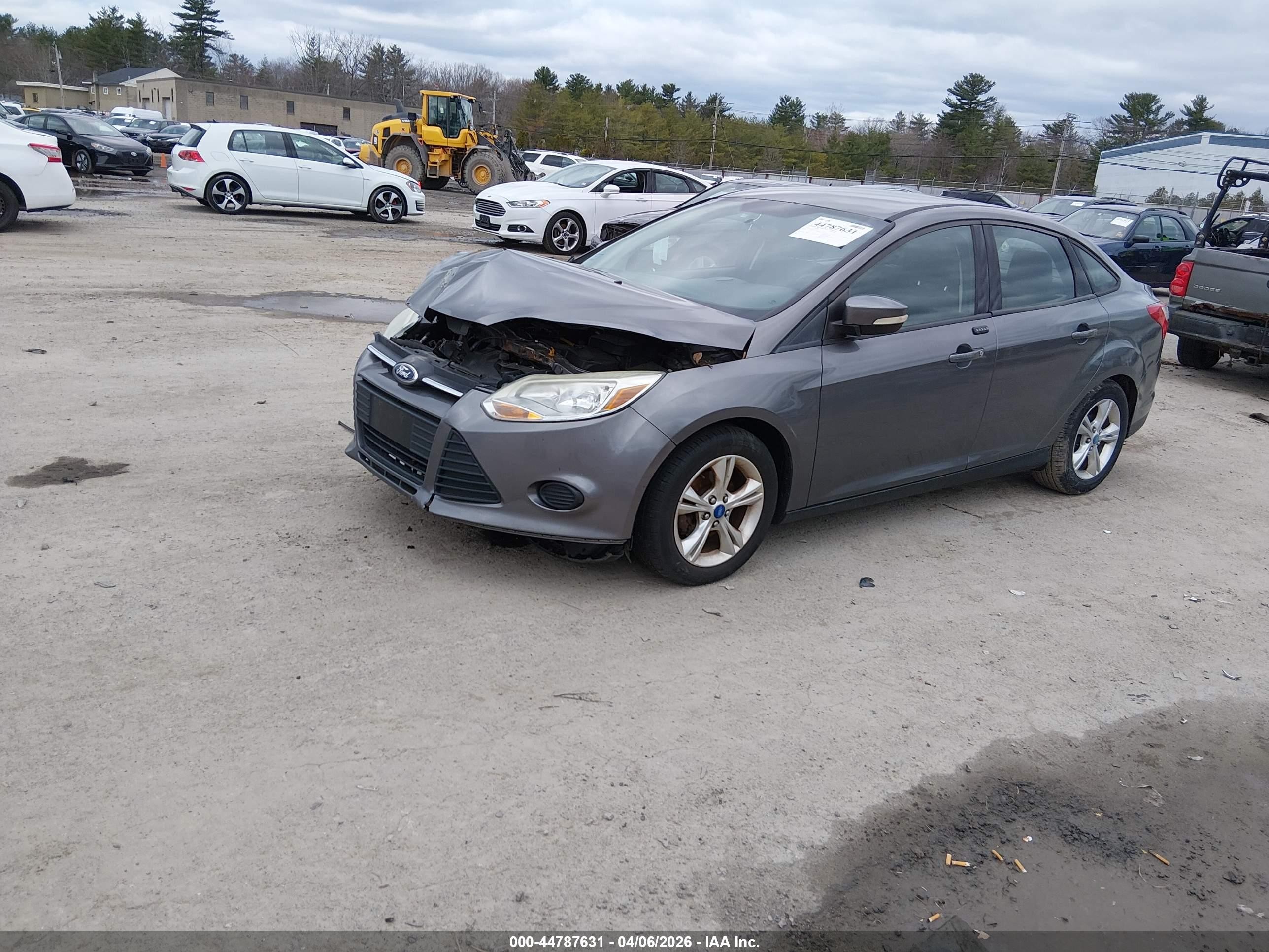 2013 Ford Focus Se Gray vin: 1FADP3F20DL272372