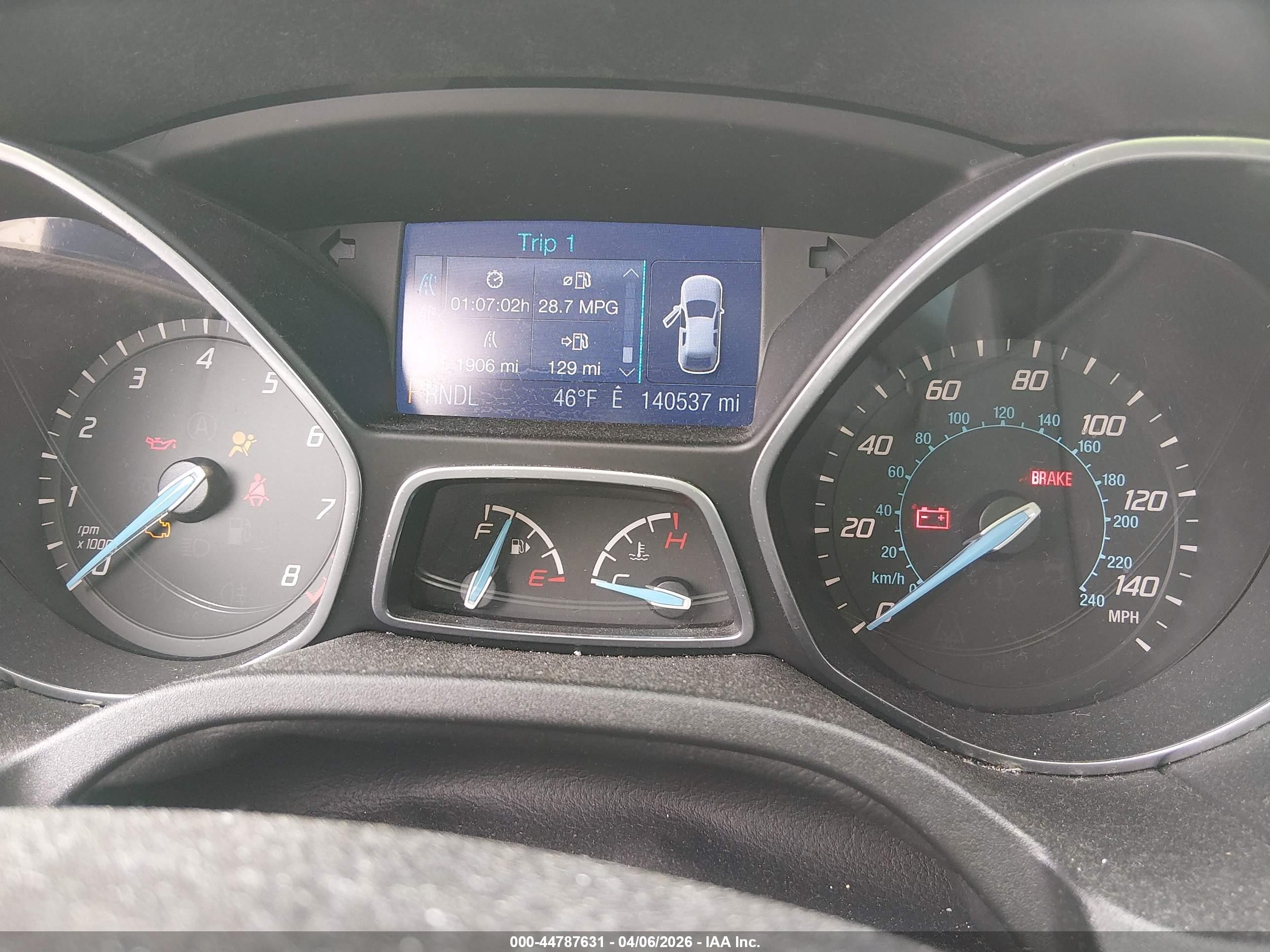 2013 Ford Focus Se Gray vin: 1FADP3F20DL272372