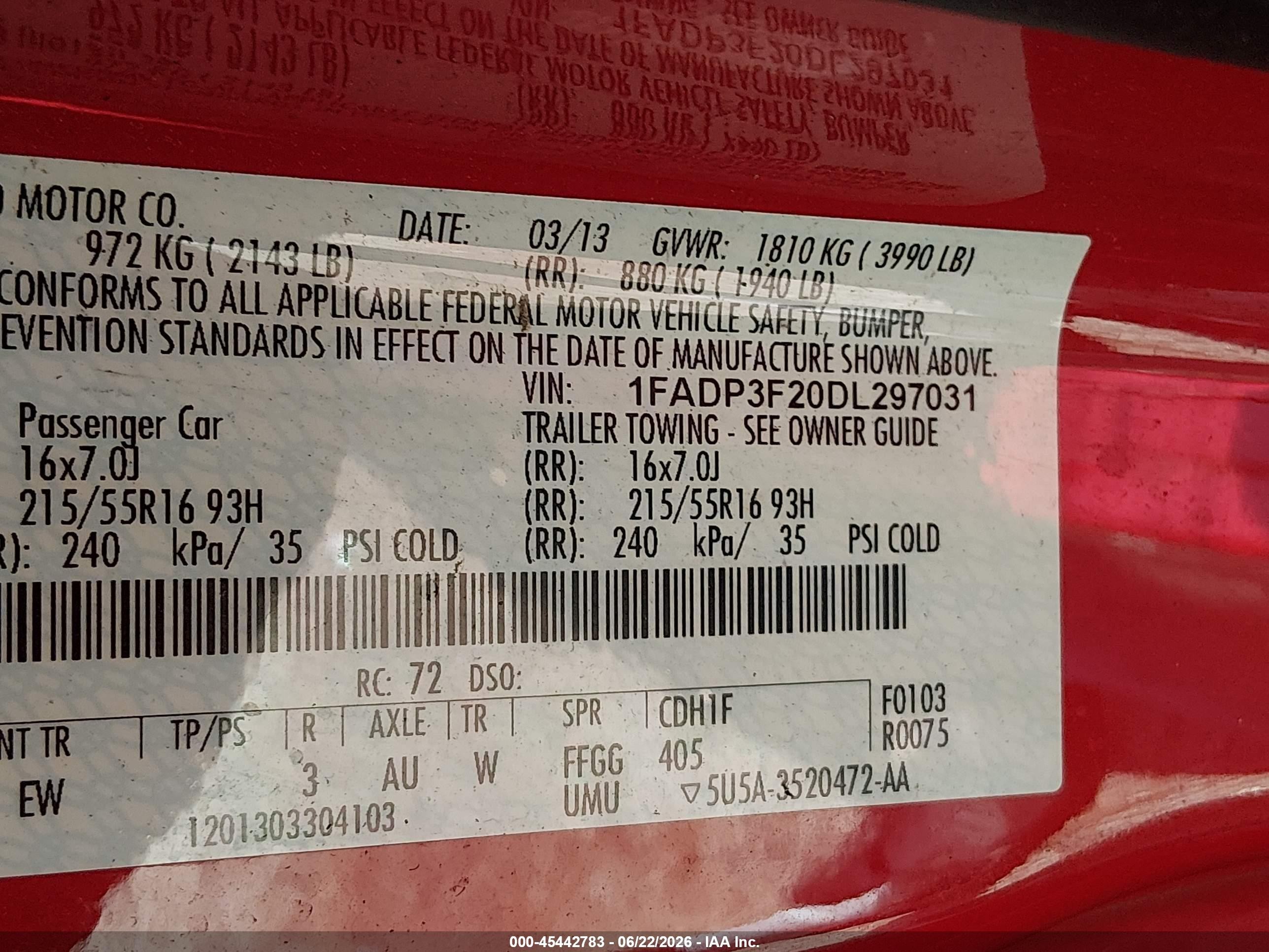 2013 Ford Focus Se Красный vin: 1FADP3F20DL297031