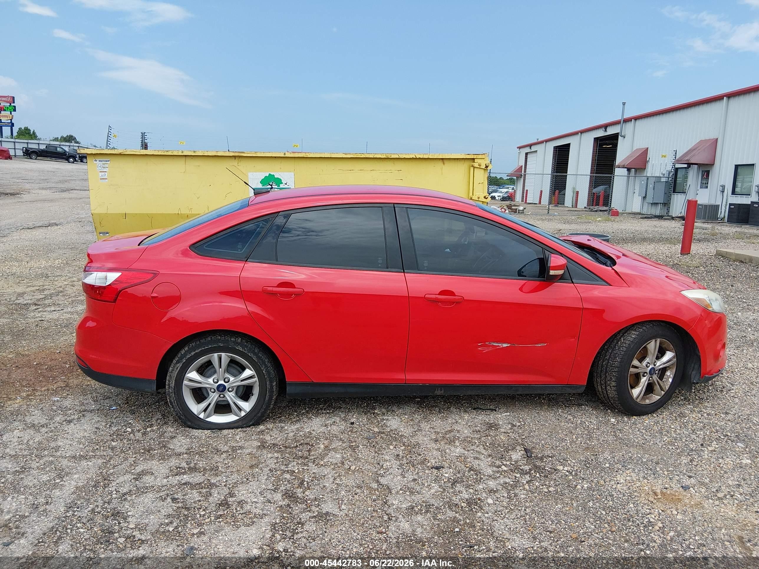 2013 Ford Focus Se Красный vin: 1FADP3F20DL297031