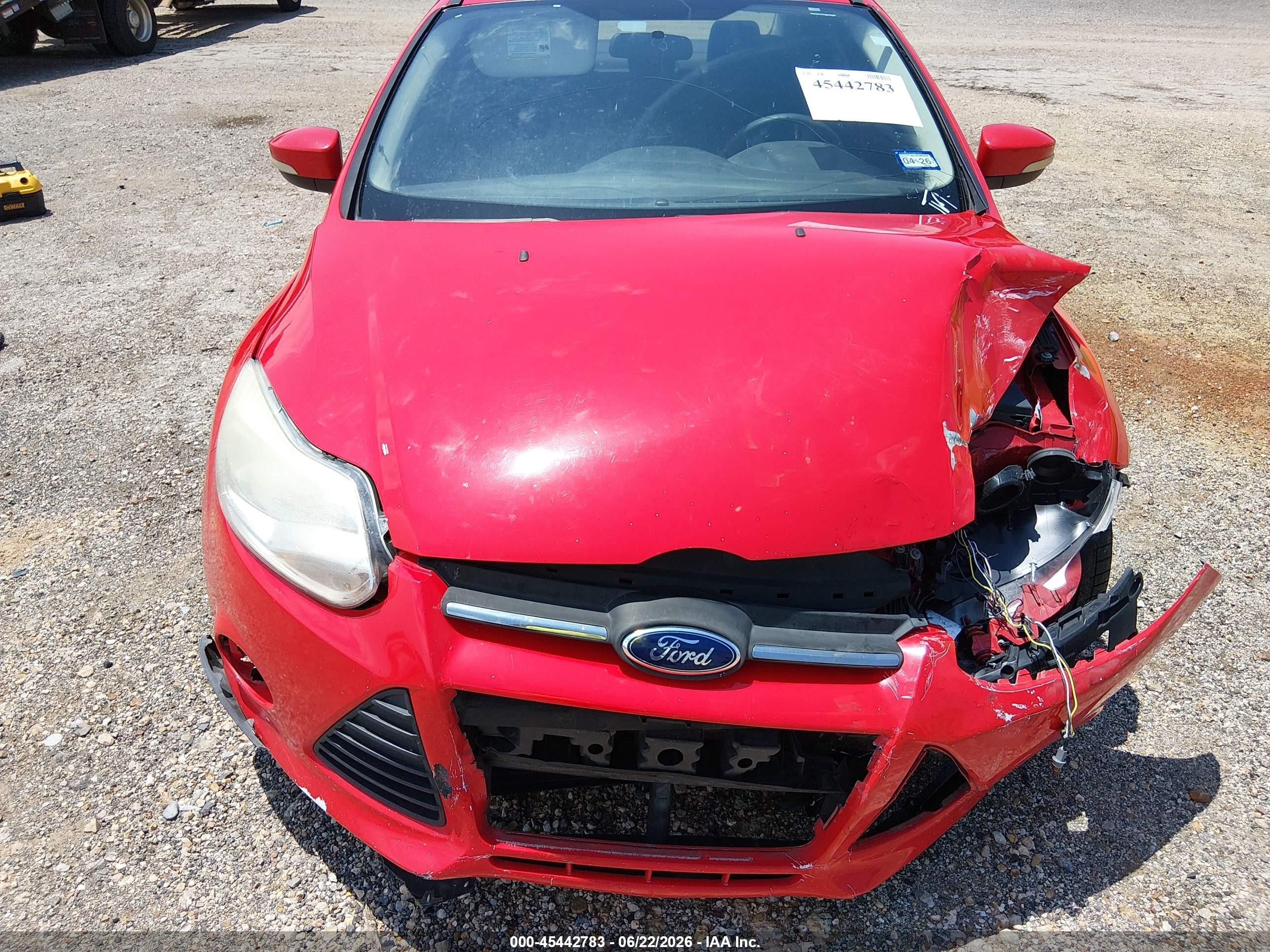 2013 Ford Focus Se Красный vin: 1FADP3F20DL297031