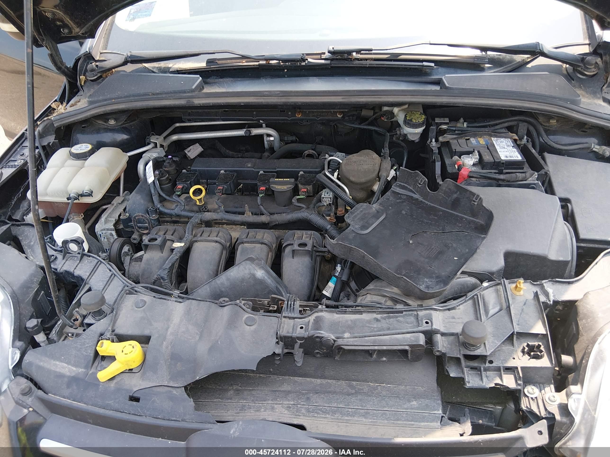 2013 Ford Focus Se Black vin: 1FADP3F20DL308156