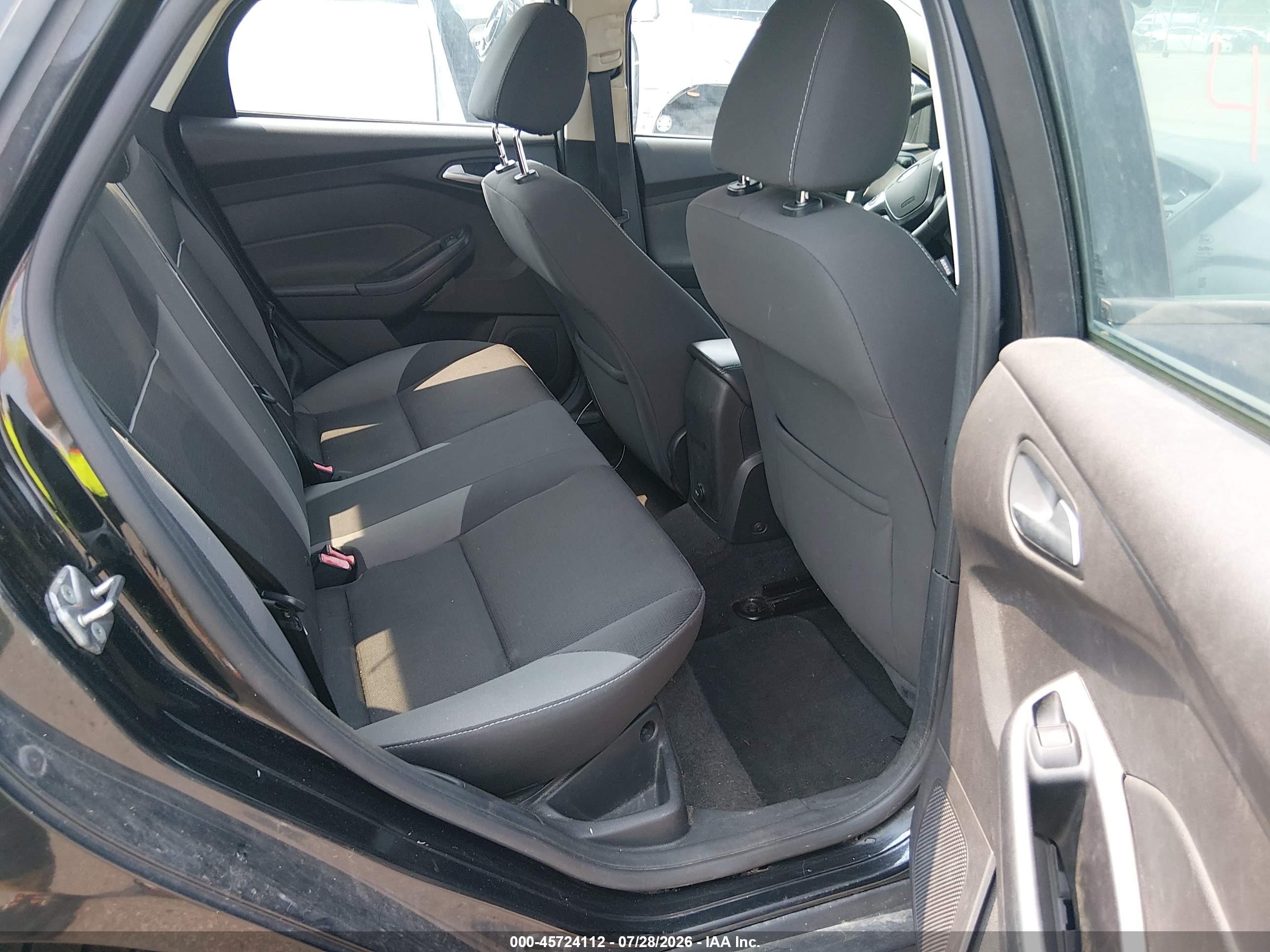 2013 Ford Focus Se Black vin: 1FADP3F20DL308156
