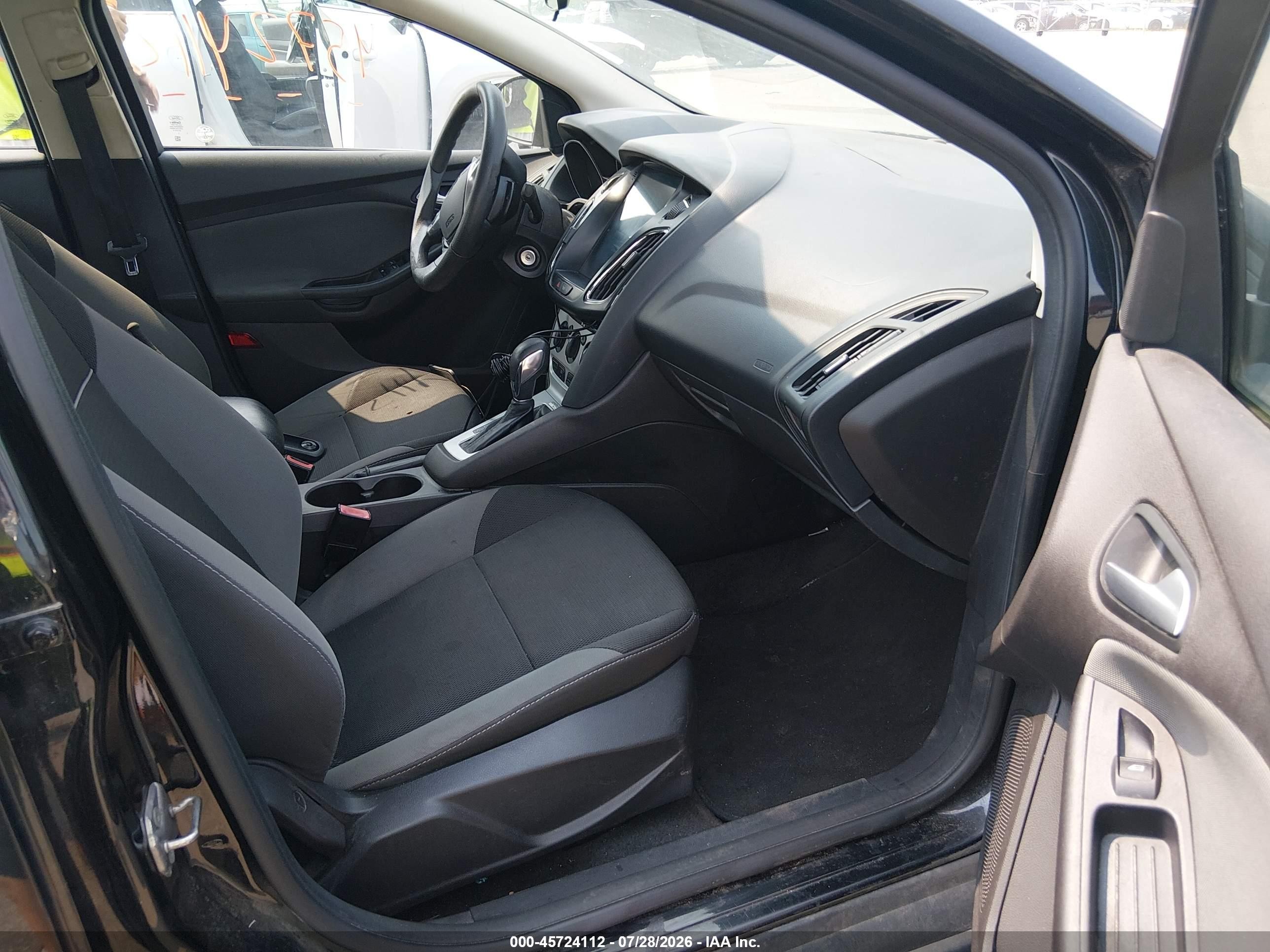 2013 Ford Focus Se Black vin: 1FADP3F20DL308156