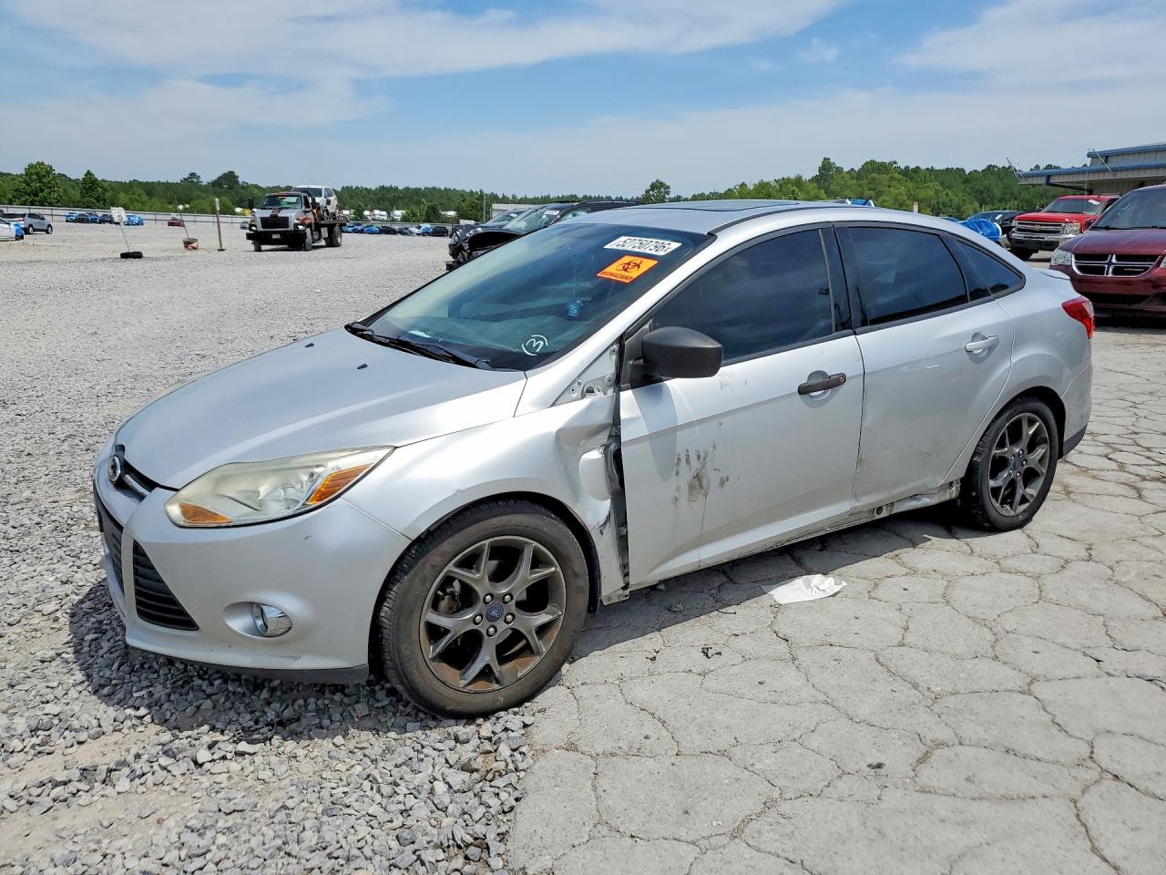 2013 Ford Focus Se Silver vin: 1FADP3F20DL308660
