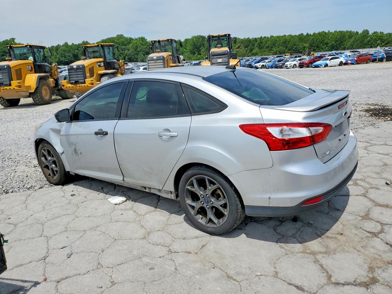 2013 Ford Focus Se Silver vin: 1FADP3F20DL308660