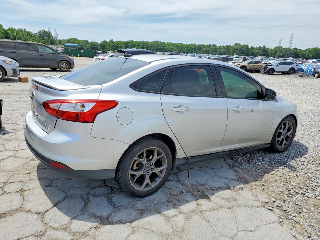 2013 Ford Focus Se Silver vin: 1FADP3F20DL308660