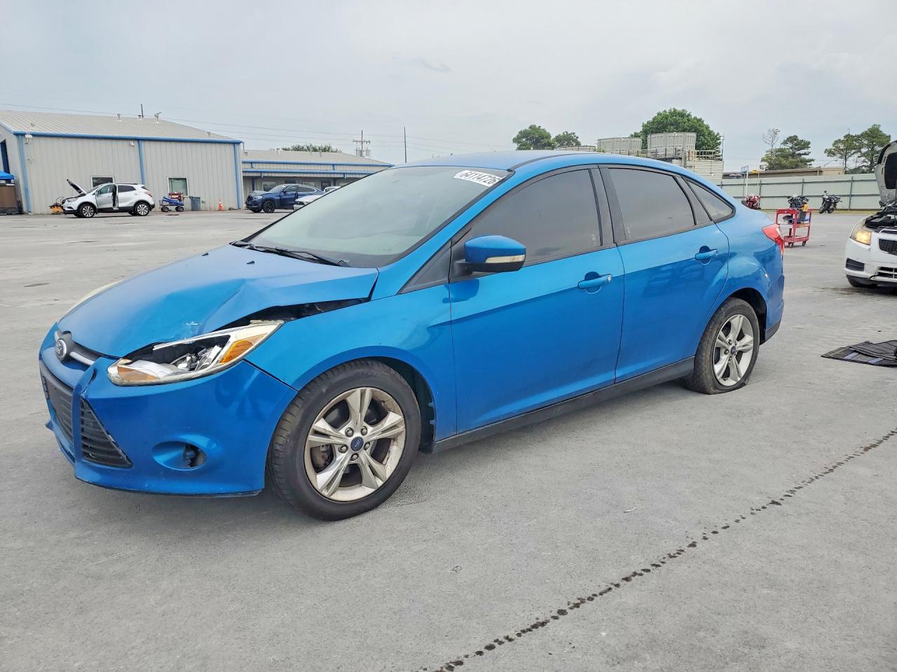 2013 Ford Focus Se Blue vin: 1FADP3F20DL326978