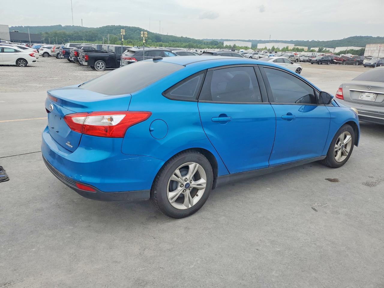 2013 Ford Focus Se Blue vin: 1FADP3F20DL326978
