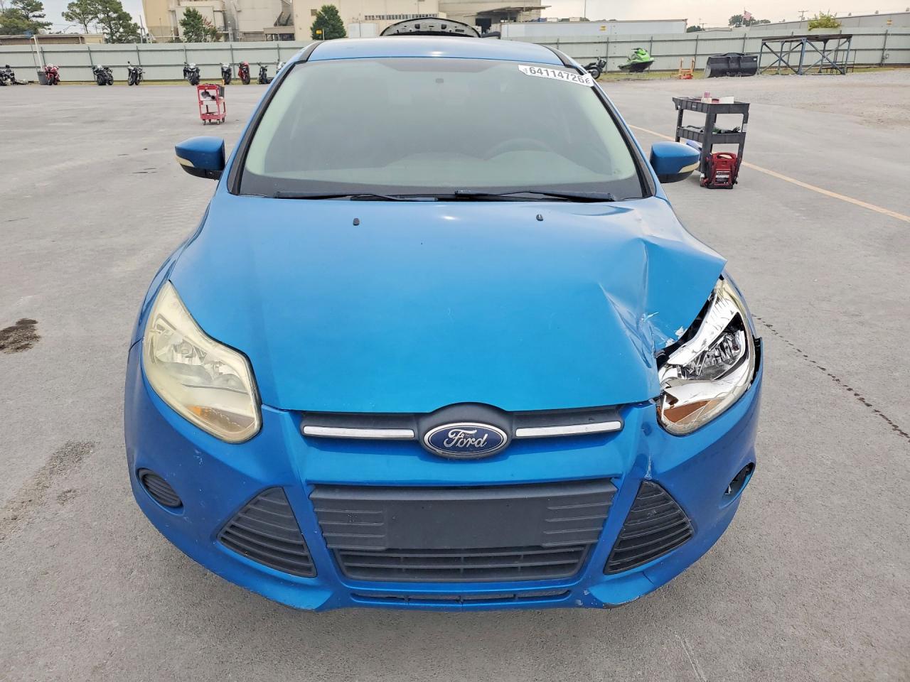 2013 Ford Focus Se Blue vin: 1FADP3F20DL326978