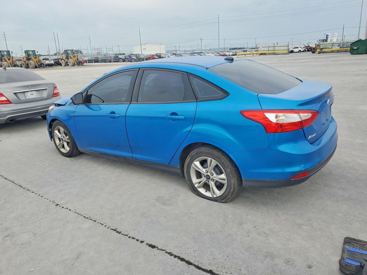2013 Ford Focus Se Blue vin: 1FADP3F20DL326978