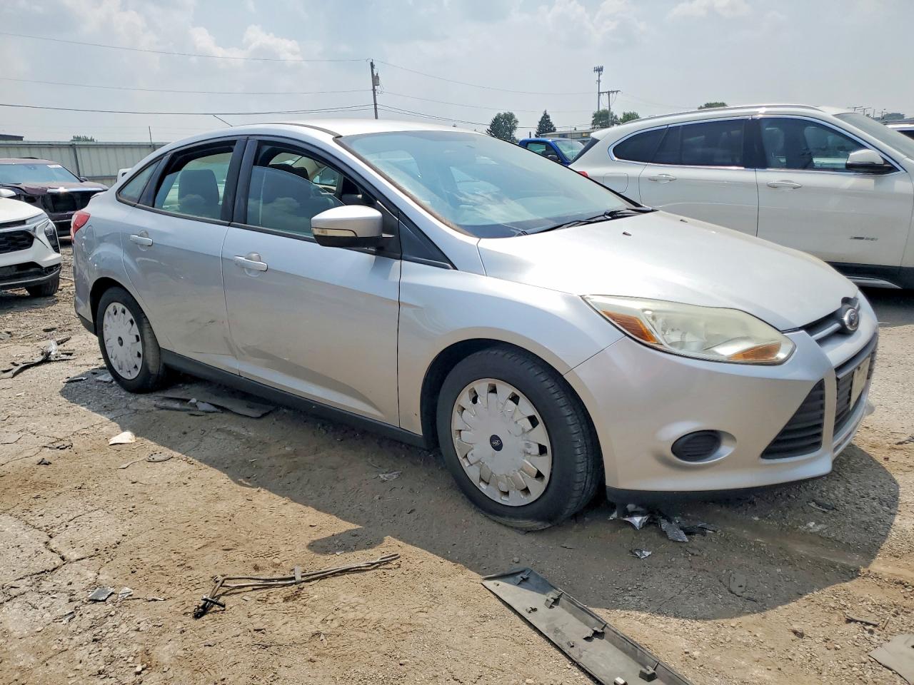 2013 Ford Focus Se Silver vin: 1FADP3F20DL339990