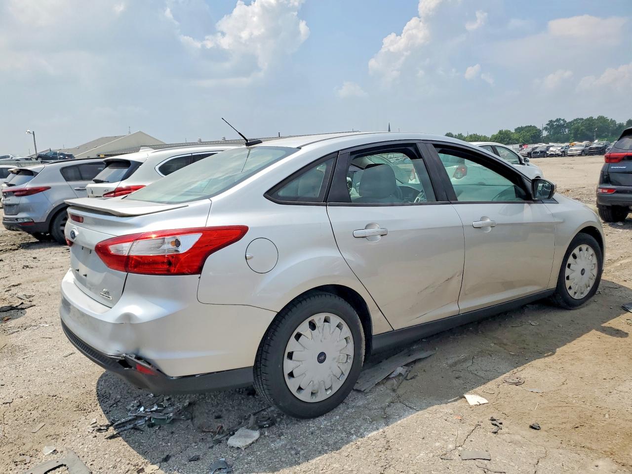 2013 Ford Focus Se Silver vin: 1FADP3F20DL339990