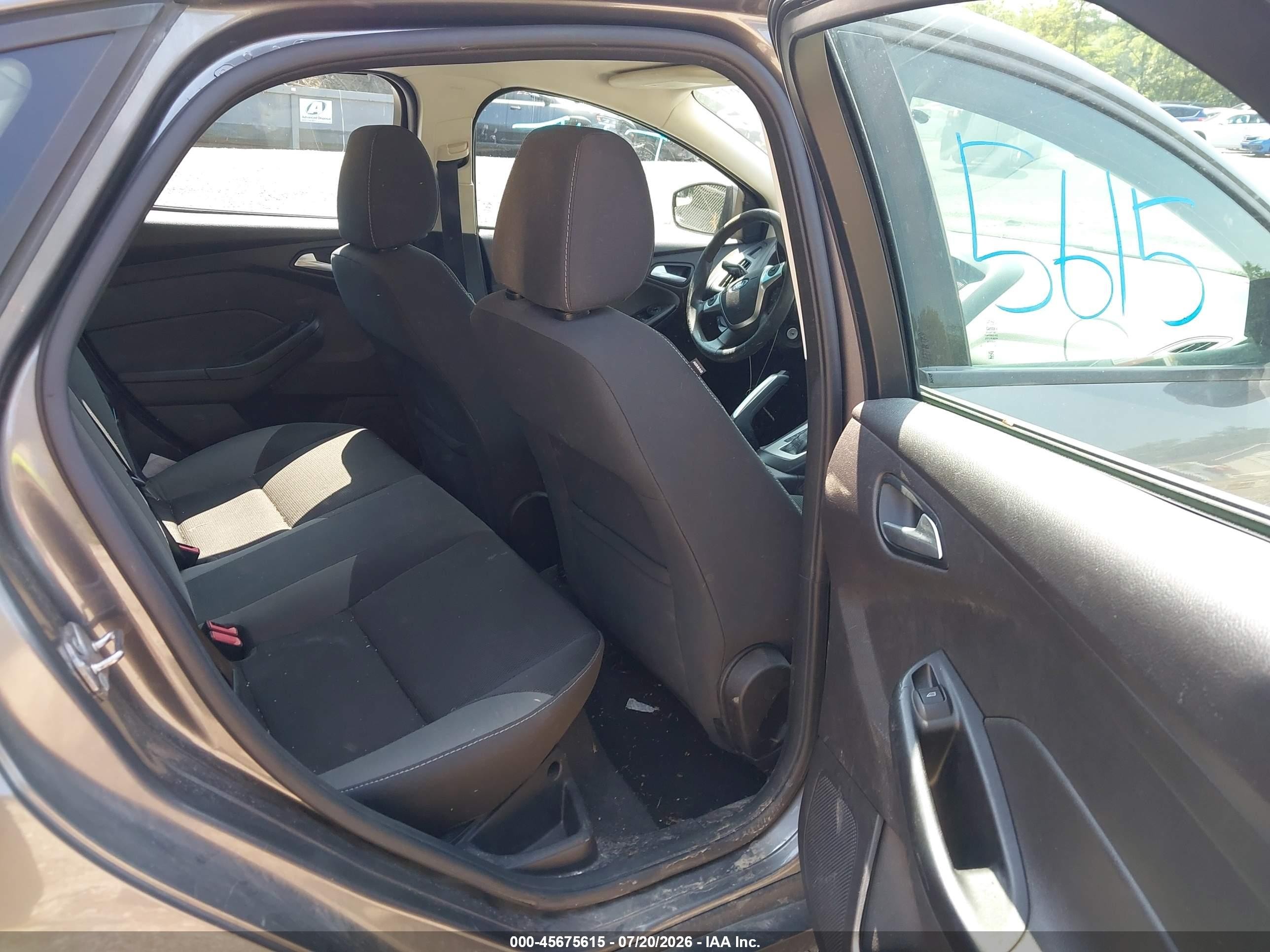 2013 Ford Focus Se Gray vin: 1FADP3F20DL348835
