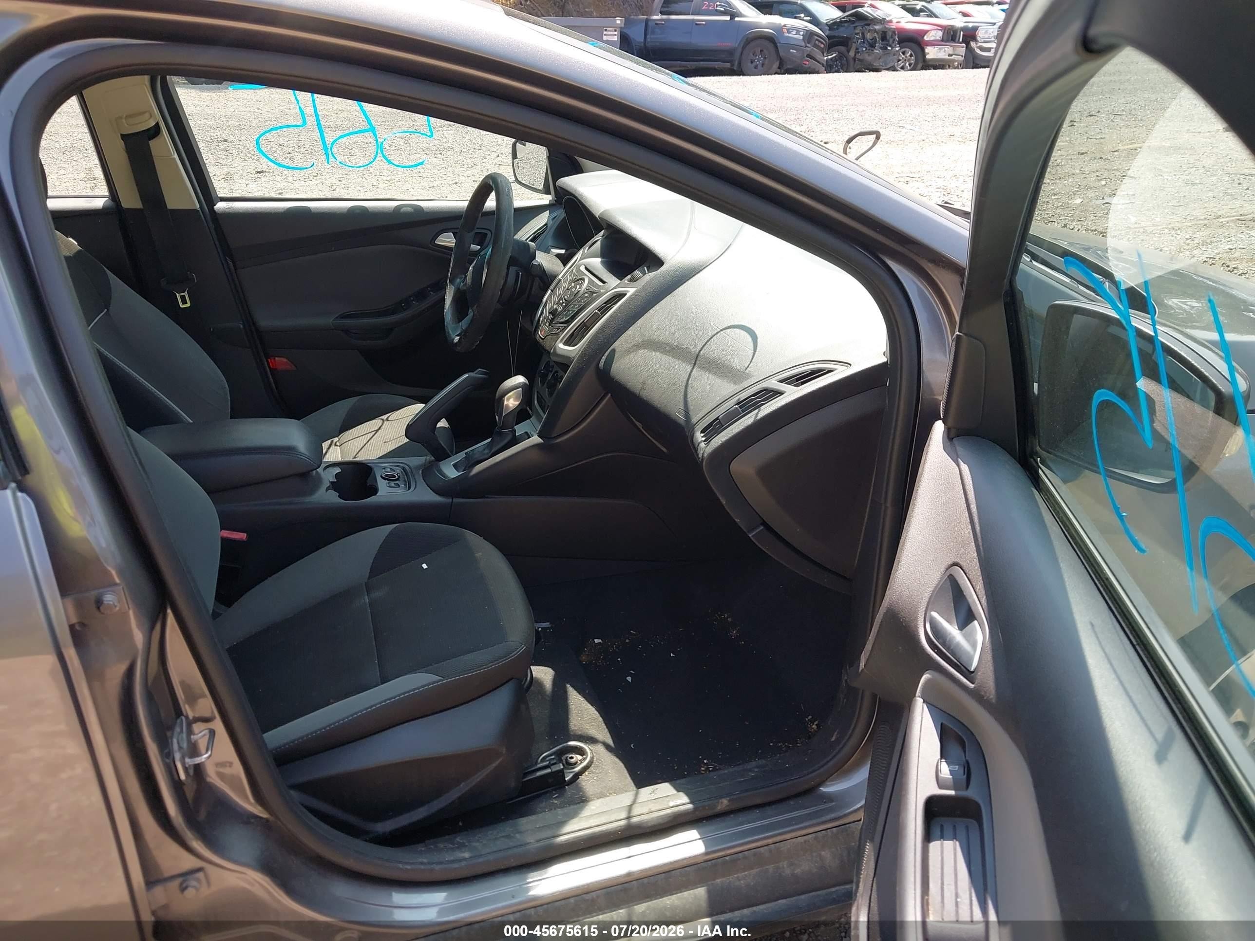 2013 Ford Focus Se Gray vin: 1FADP3F20DL348835