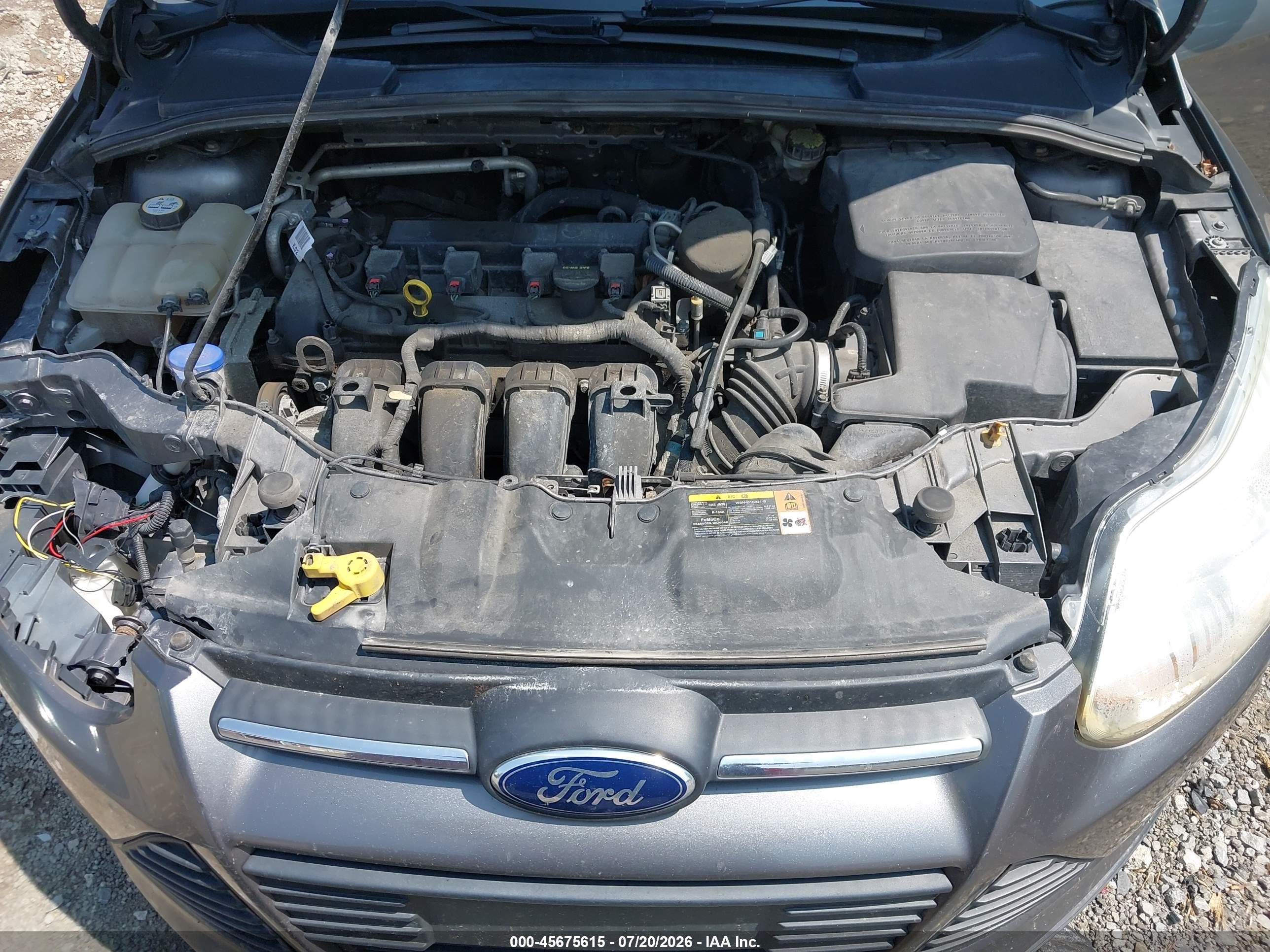 2013 Ford Focus Se Gray vin: 1FADP3F20DL348835