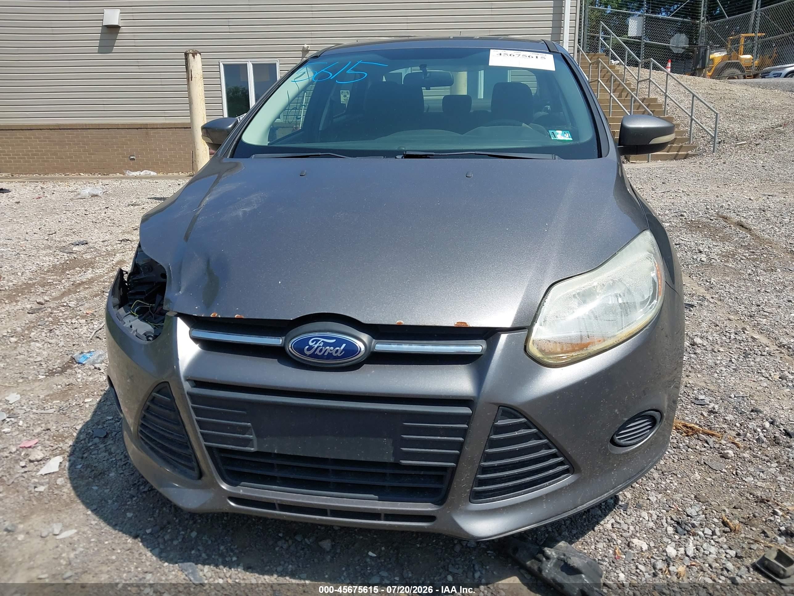 2013 Ford Focus Se Gray vin: 1FADP3F20DL348835