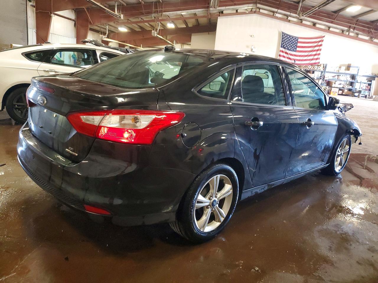 2014 Ford Focus Se Black vin: 1FADP3F20EL108055