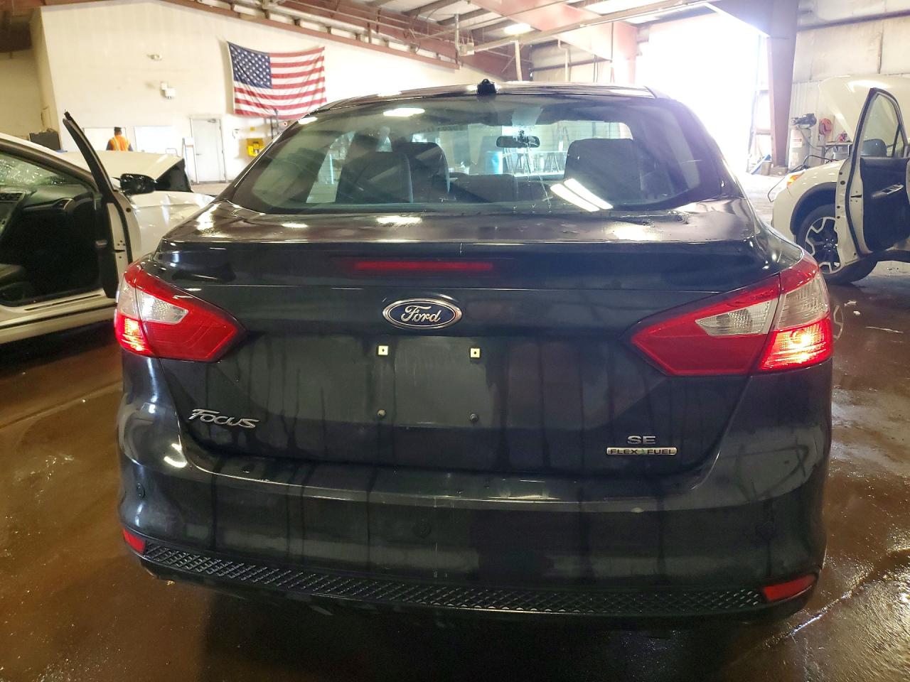 2014 Ford Focus Se Black vin: 1FADP3F20EL108055