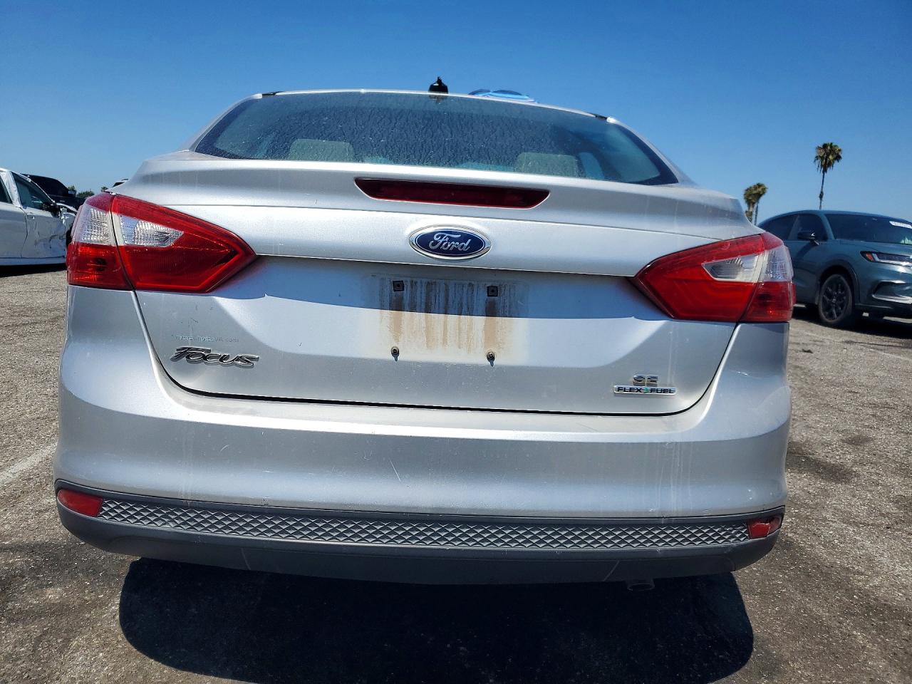 2014 Ford Focus Se Silver vin: 1FADP3F20EL124322