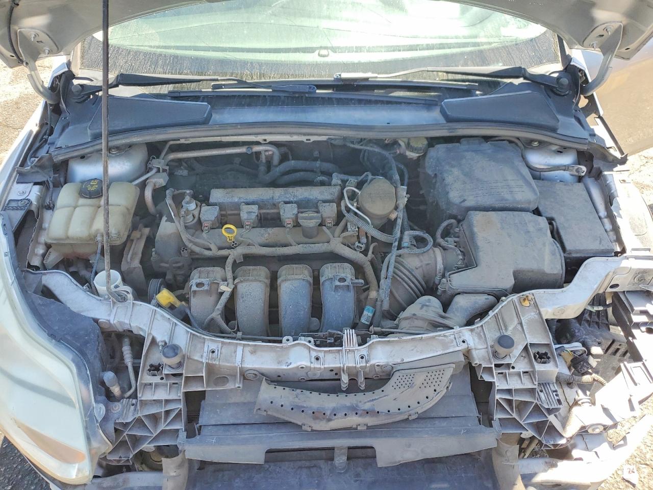 2014 Ford Focus Se Silver vin: 1FADP3F20EL124322