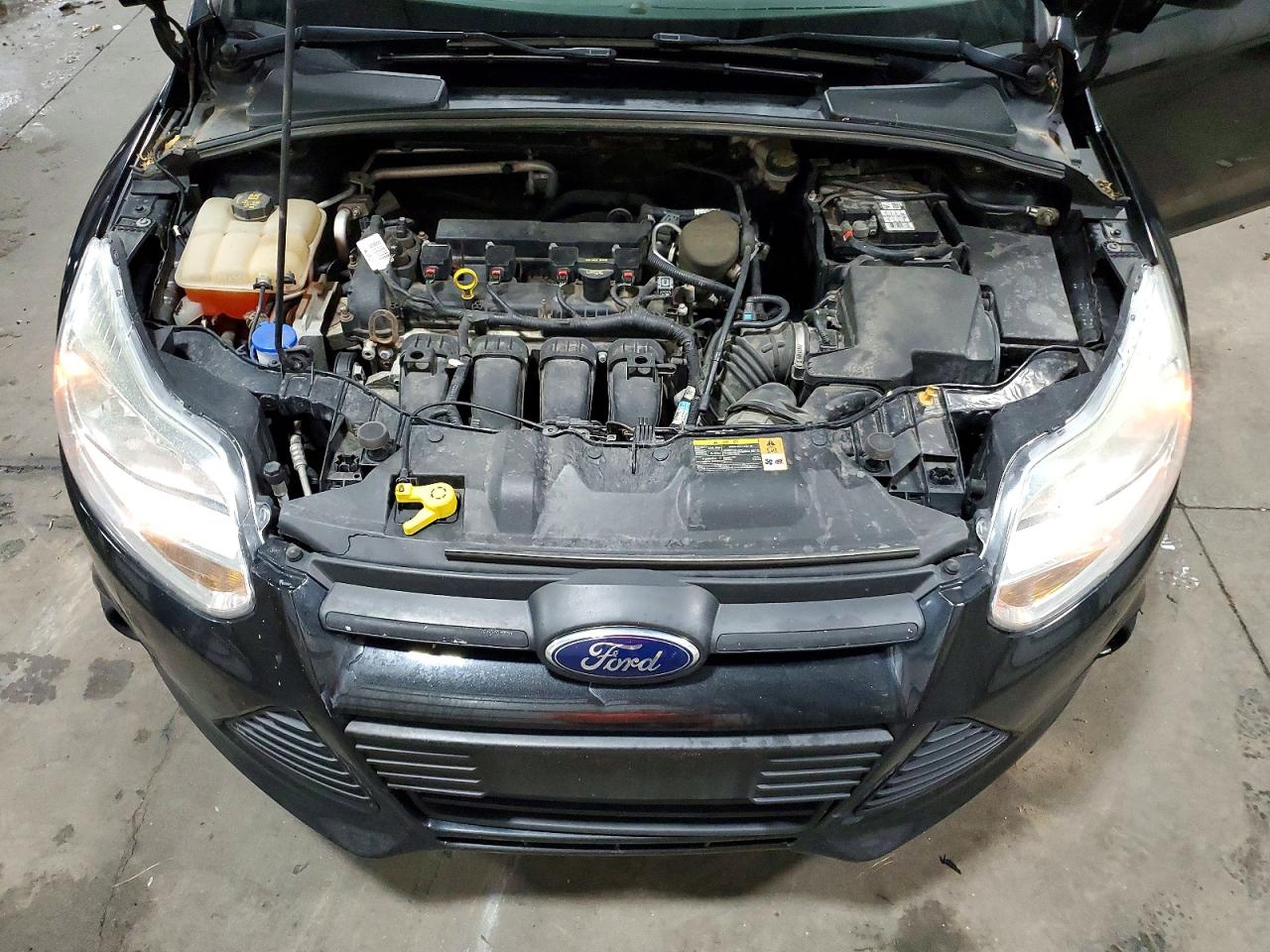 2014 Ford Focus Se Black vin: 1FADP3F20EL129455
