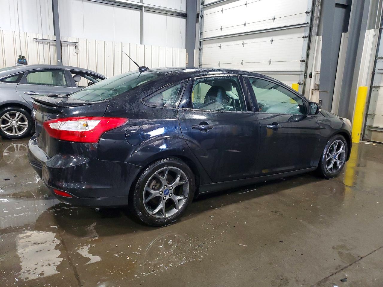 2014 Ford Focus Se Black vin: 1FADP3F20EL129455