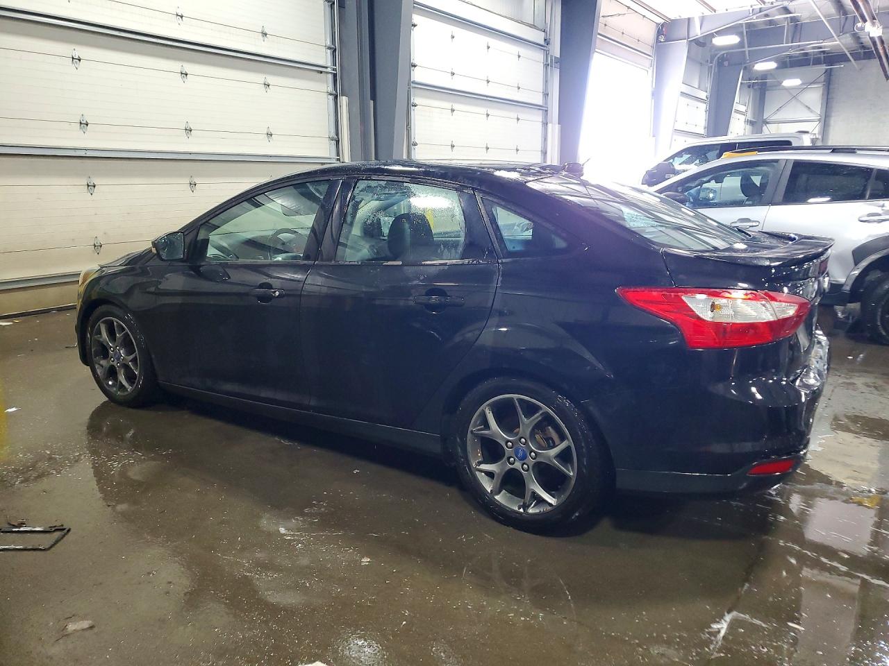 2014 Ford Focus Se Black vin: 1FADP3F20EL129455