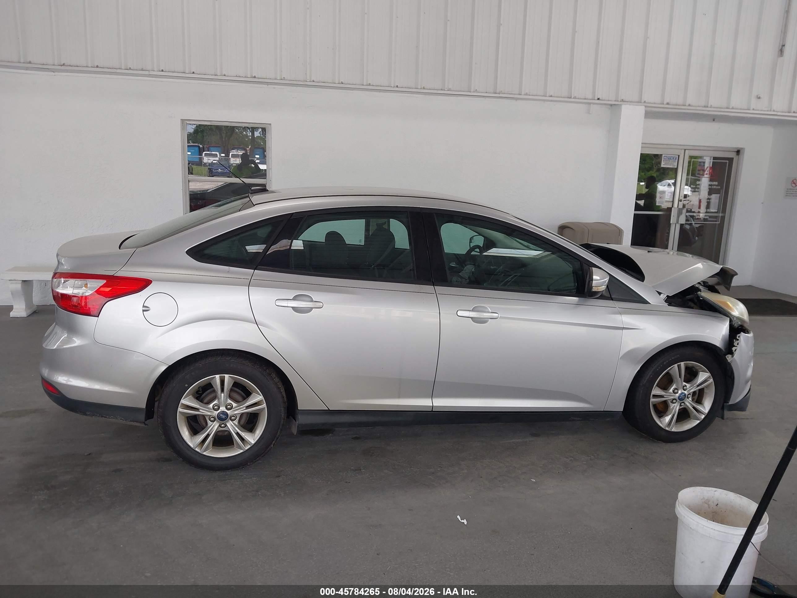 2014 Ford Focus Se Silver vin: 1FADP3F20EL166019